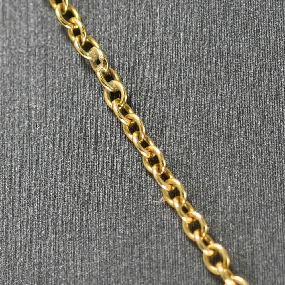 Brilliant Cut 18K Yellow Gold Necklace w/Coral, Onyx & Diamond Pend, .10tdw, 8.1g