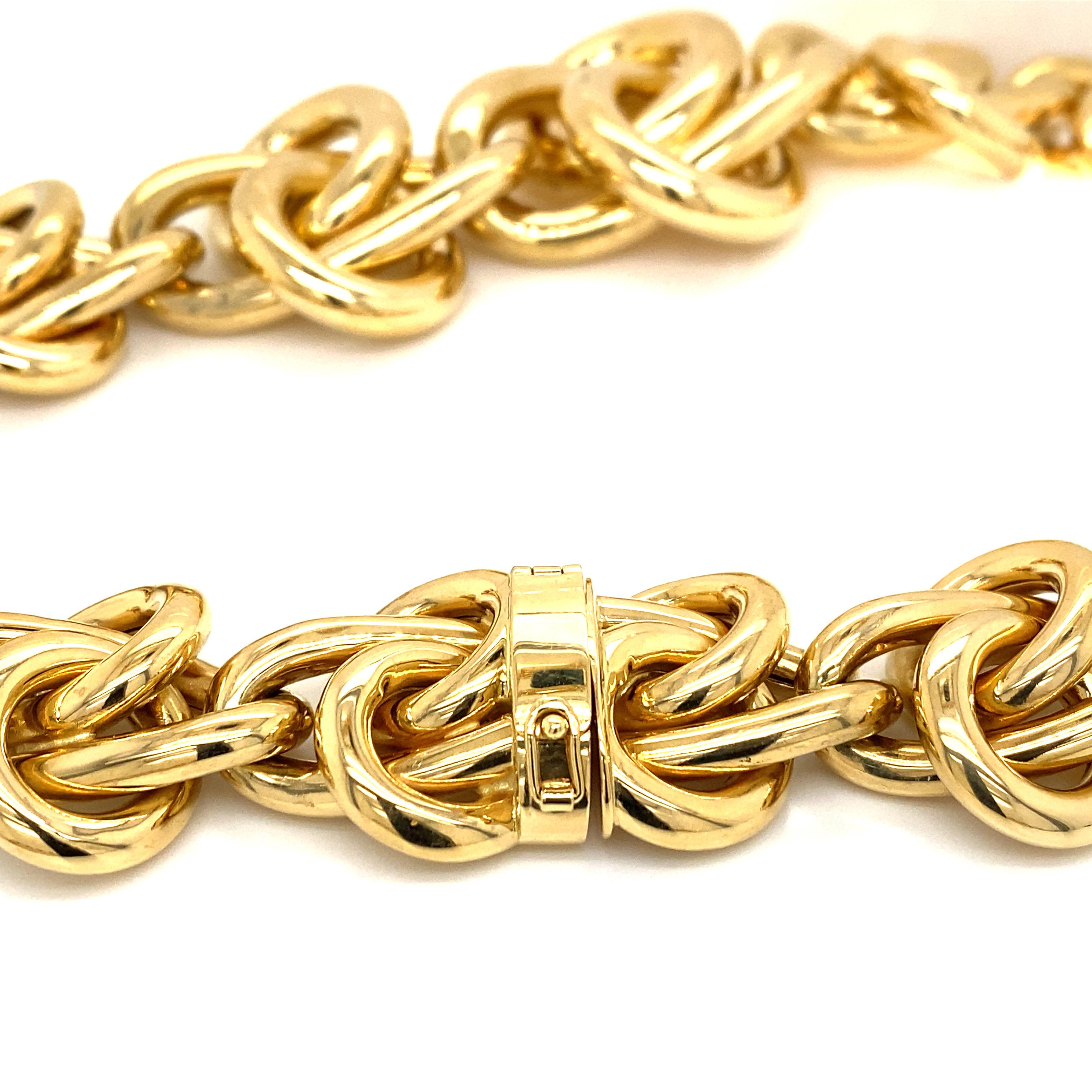 18 Karat Gelbgold Neiman Marcus Beladora Kette Halskette Damen im Angebot