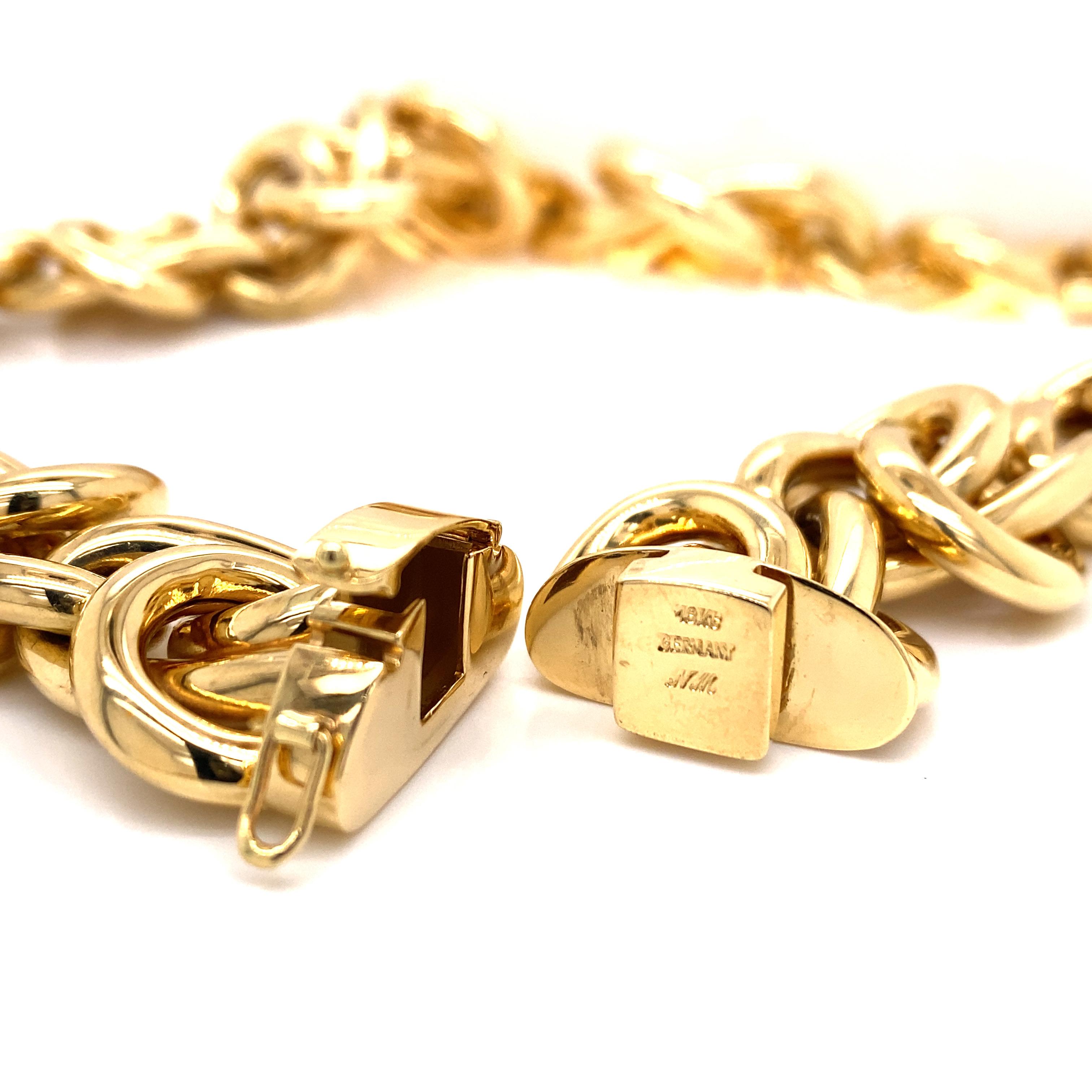 18 Karat Gelbgold Neiman Marcus Beladora Kette Halskette im Angebot 1