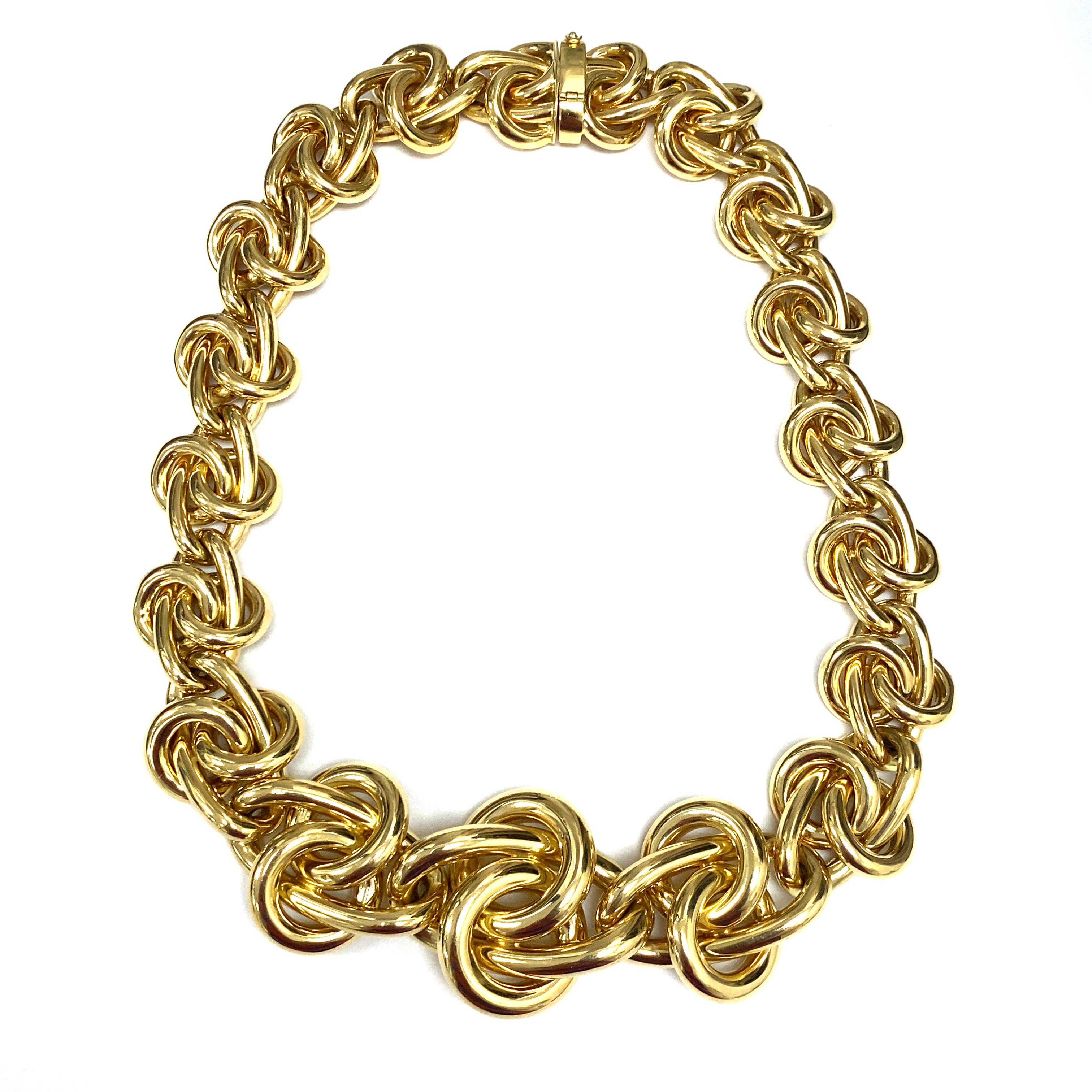 18 Karat Gelbgold Neiman Marcus Beladora Kette Halskette im Angebot 3