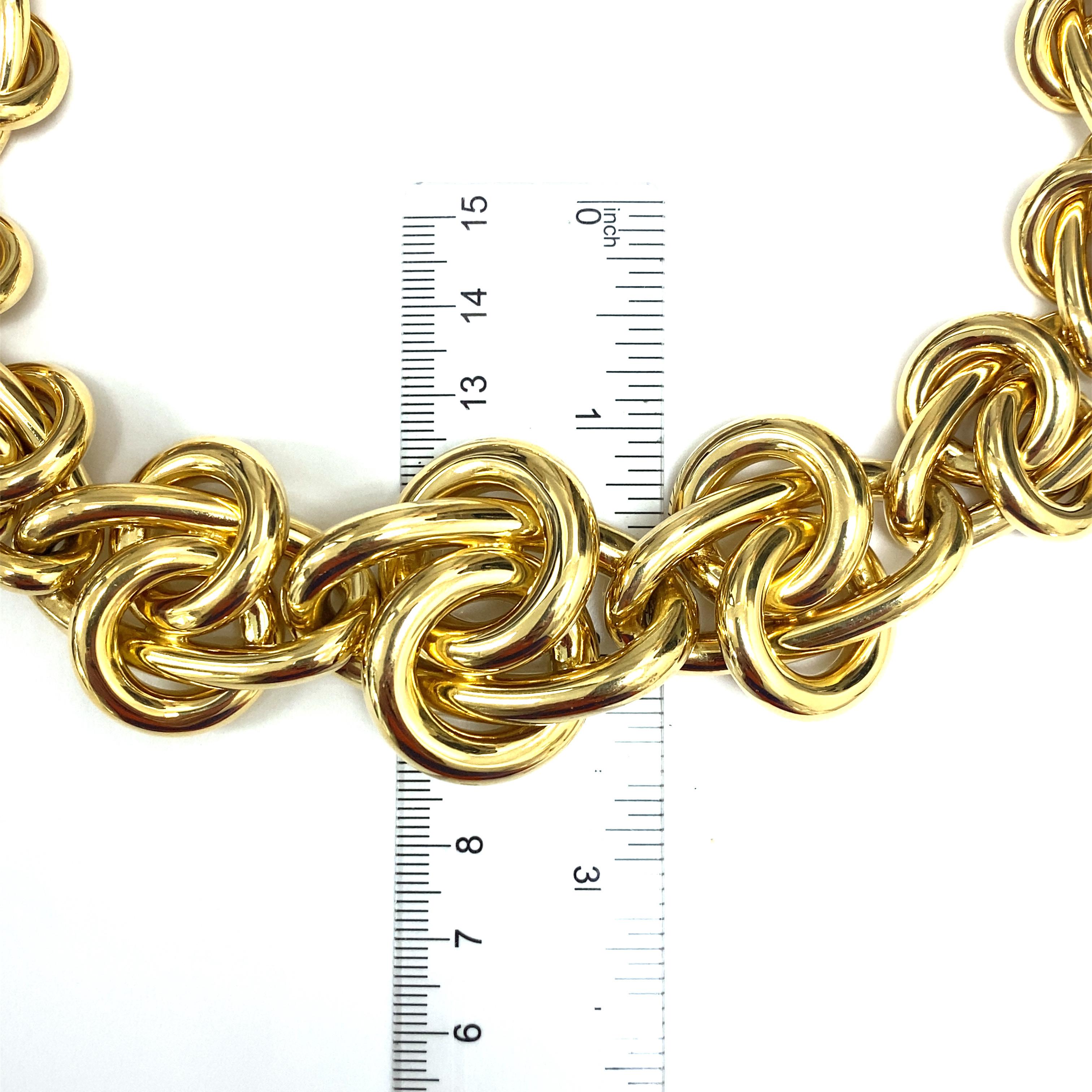 18 Karat Gelbgold Neiman Marcus Beladora Kette Halskette im Angebot 5