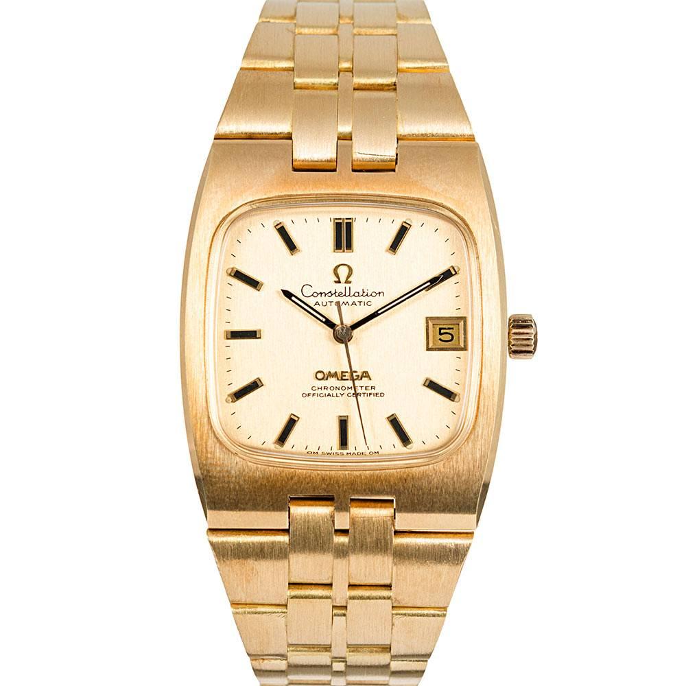 Omega Yellow Gold Constellation Automatic Wristwatch