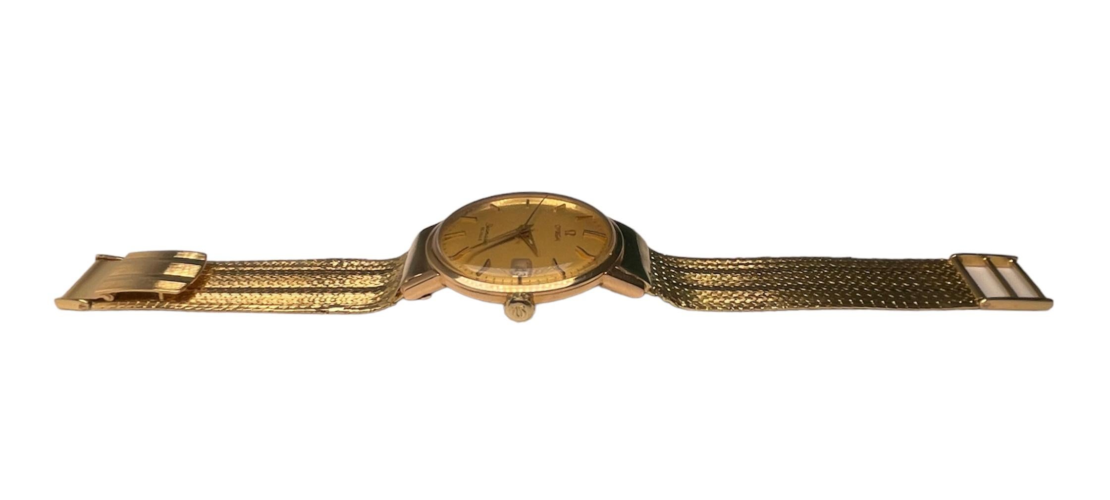 omega seamaster 18k gold vintage