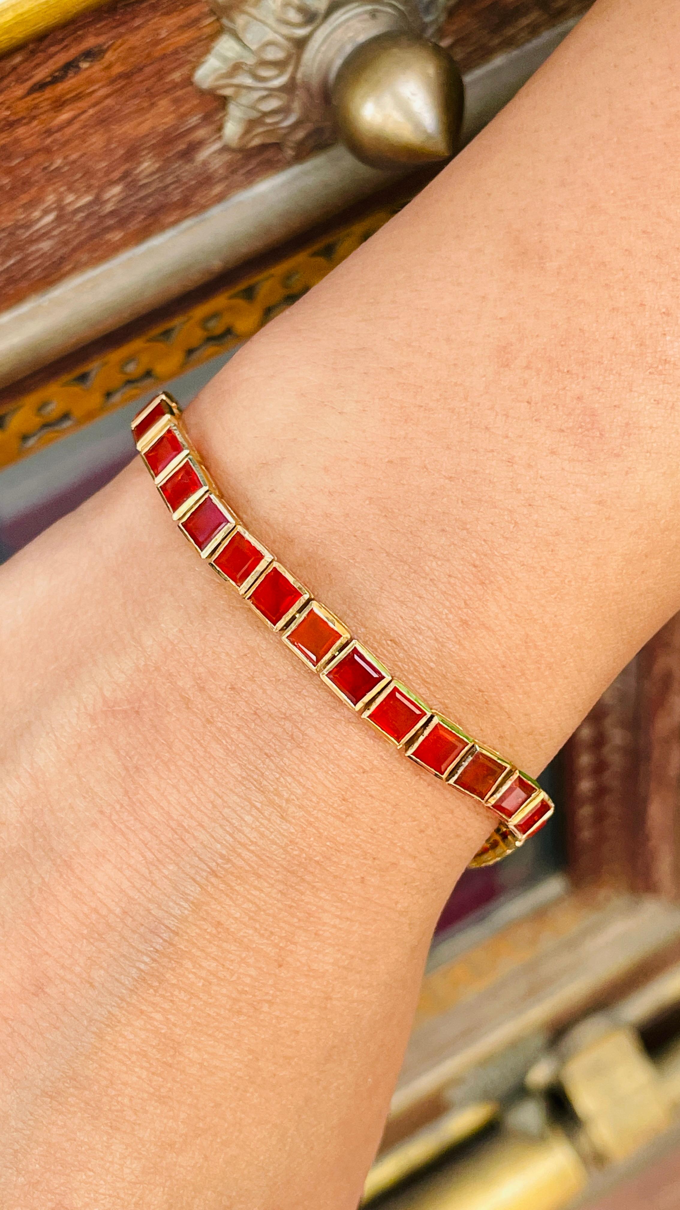 opal charm bracelet