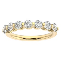 Bague Orly en or jaune 18 carats avec diamants (1 ct. tw)