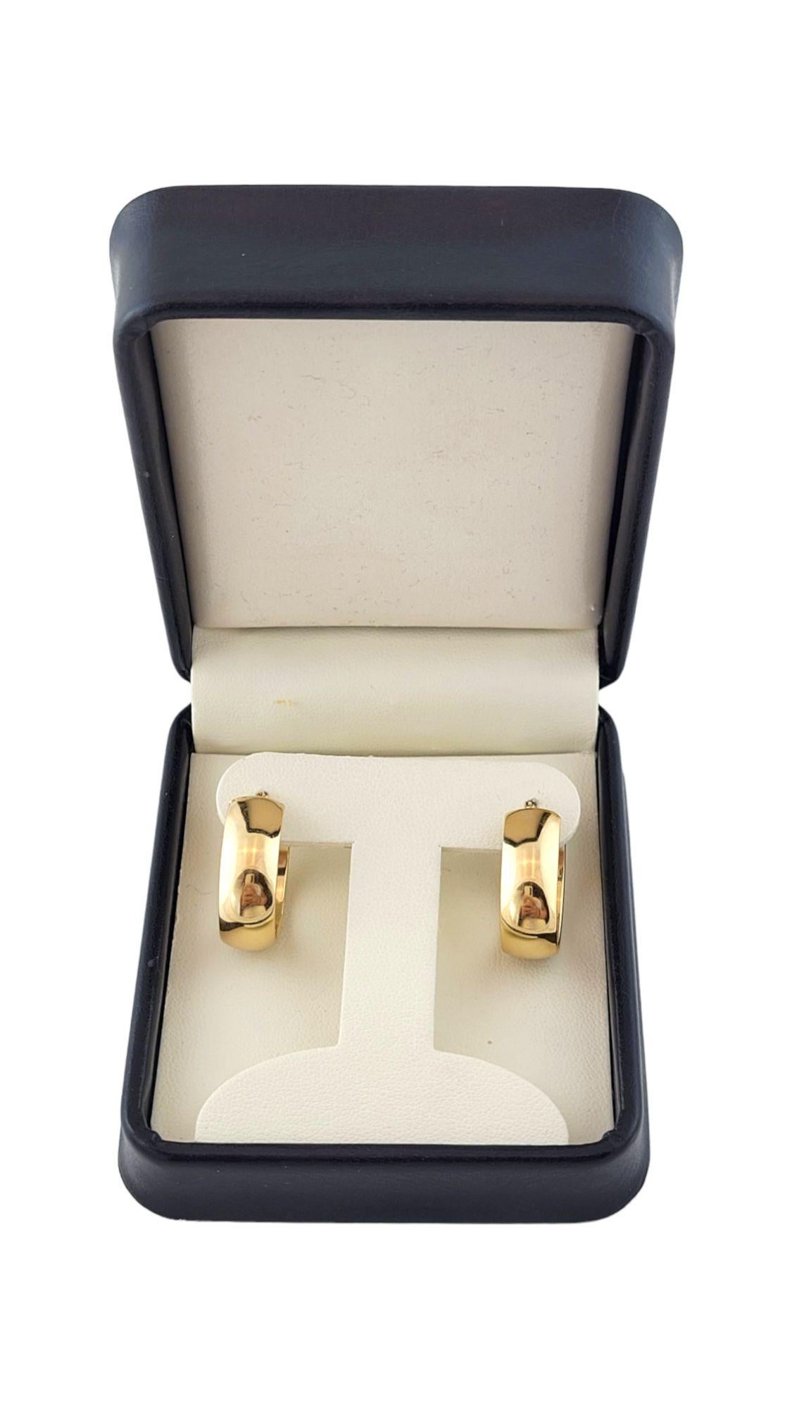 Ovale Creolen aus 18 Karat Gelbgold #14455 2