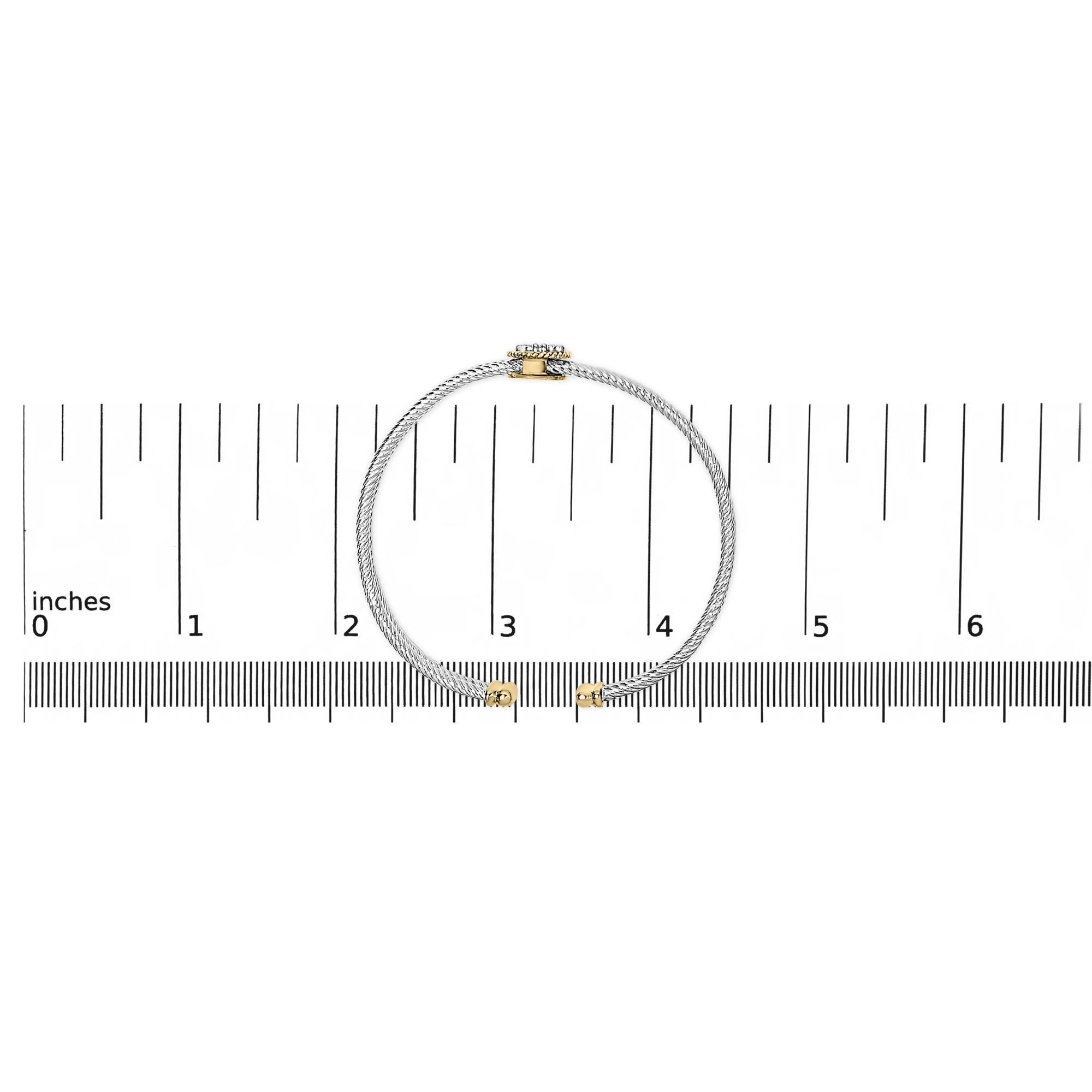 Pulsera Medallón Libélula de Oro Amarillo de 18 K sobre Plata con Detalles de Diamantes en Nuevo estado para la venta en New York, NY