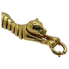 18K Yellow Gold Panther Bracelet
