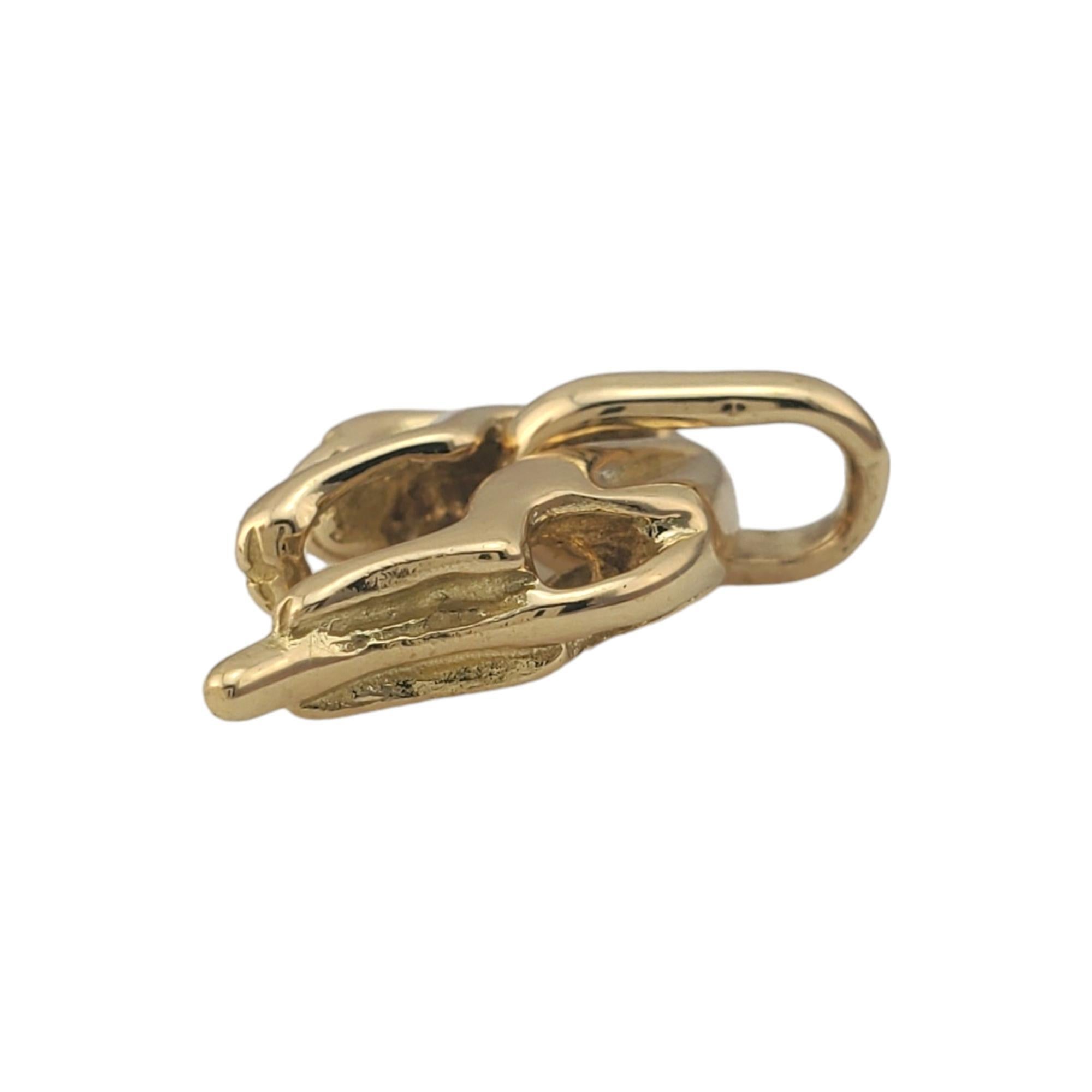 Women's 18K Yellow Gold Panther Charm #17796