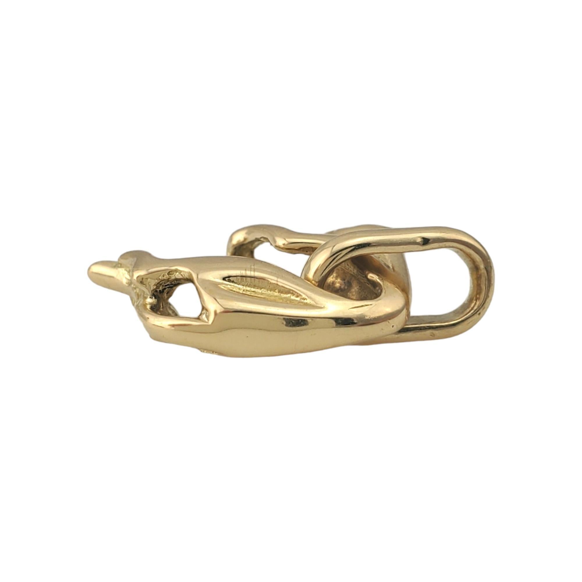 18K Yellow Gold Panther Charm #17796 2