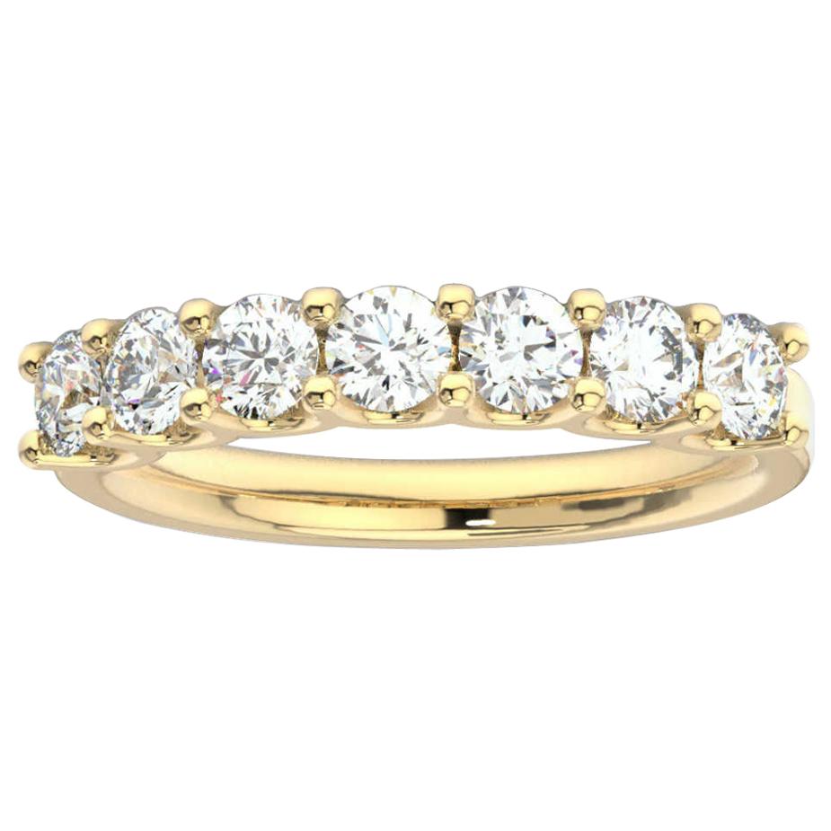 18K Yellow Gold Pavia "U" Diamond Ring '1 Ct. tw'