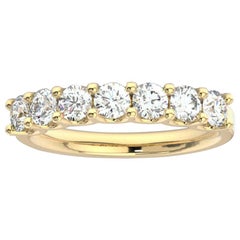 18K Yellow Gold Pavia "U" Diamond Ring '1 Ct. tw'