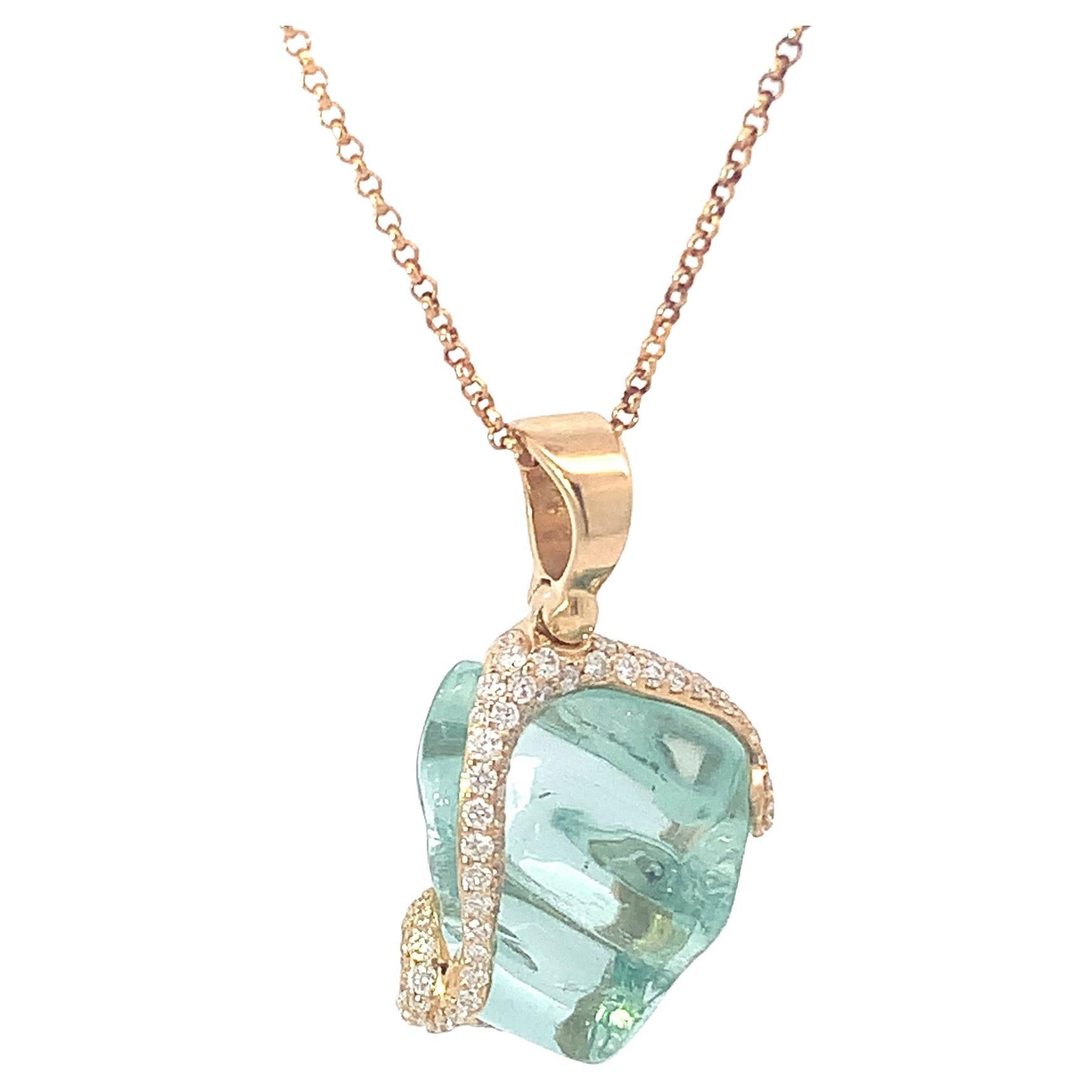 Discover the beauty of nature with this exquisite pendant by VOTIVE, part of our exclusive Organic Collection. Every piece in this collection is one-of-a-kind, featuring polished precious or semi-precious gemstones in their natural, unrepeatable