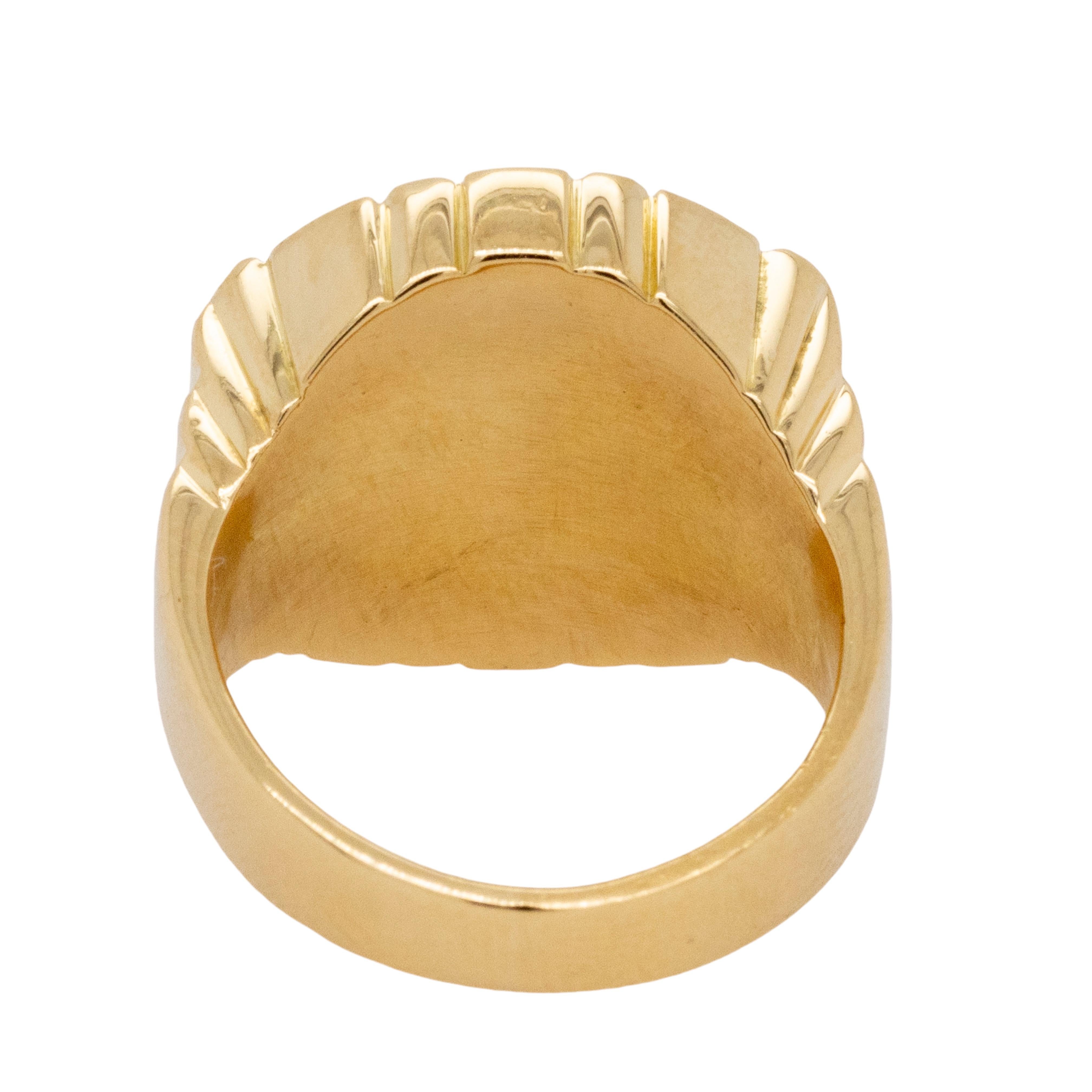 18k Yellow Gold Piaget Ring In Excellent Condition For Sale In Boca Raton, FL