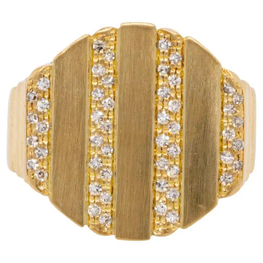 18k Yellow Gold Piaget Ring For Sale 2