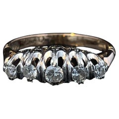 18k Yellow Gold & Platinum Diamond Ring