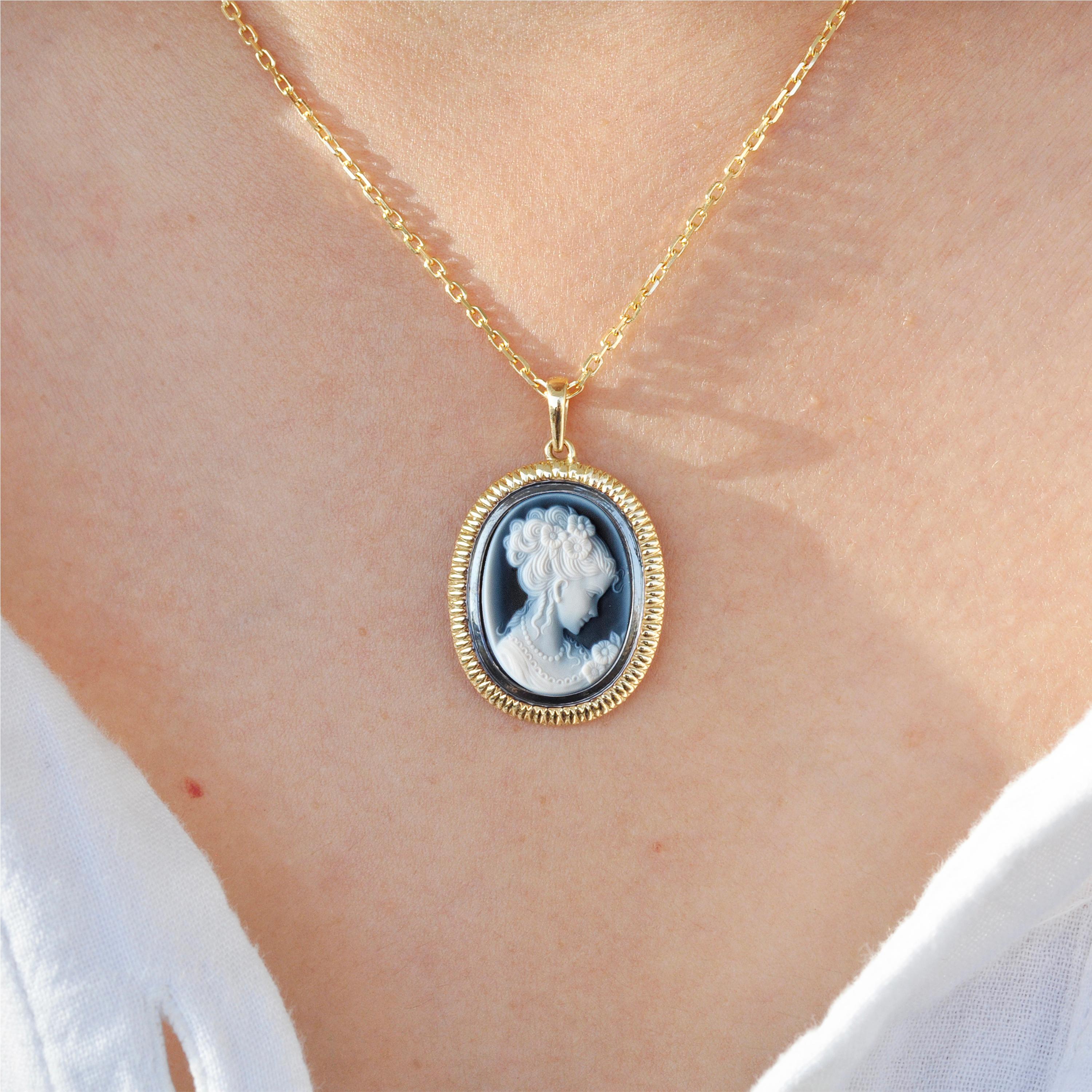 cameo lady pendant meaning