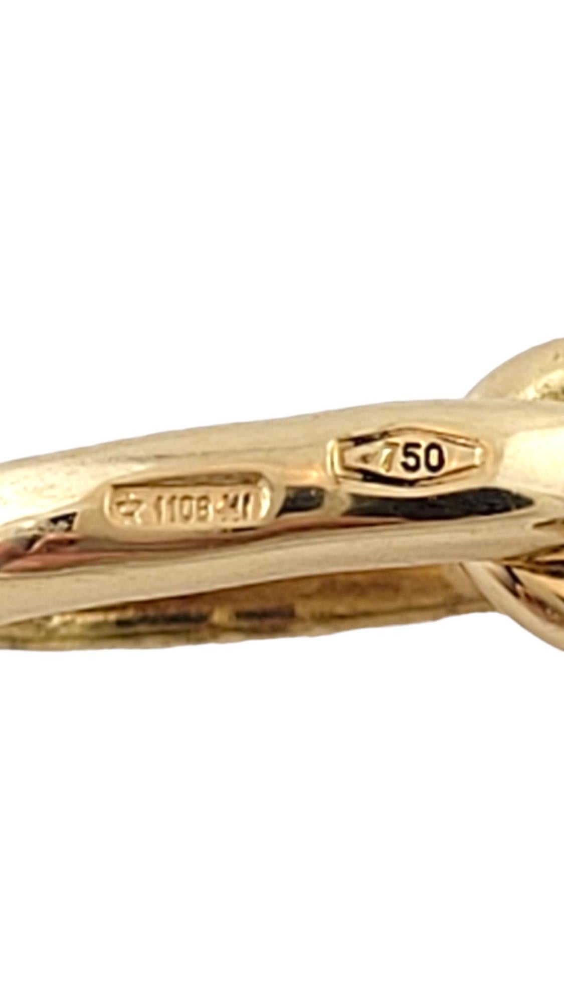 18K Yellow Gold Puppy Dog Pendant/ Charm #18179 For Sale 2