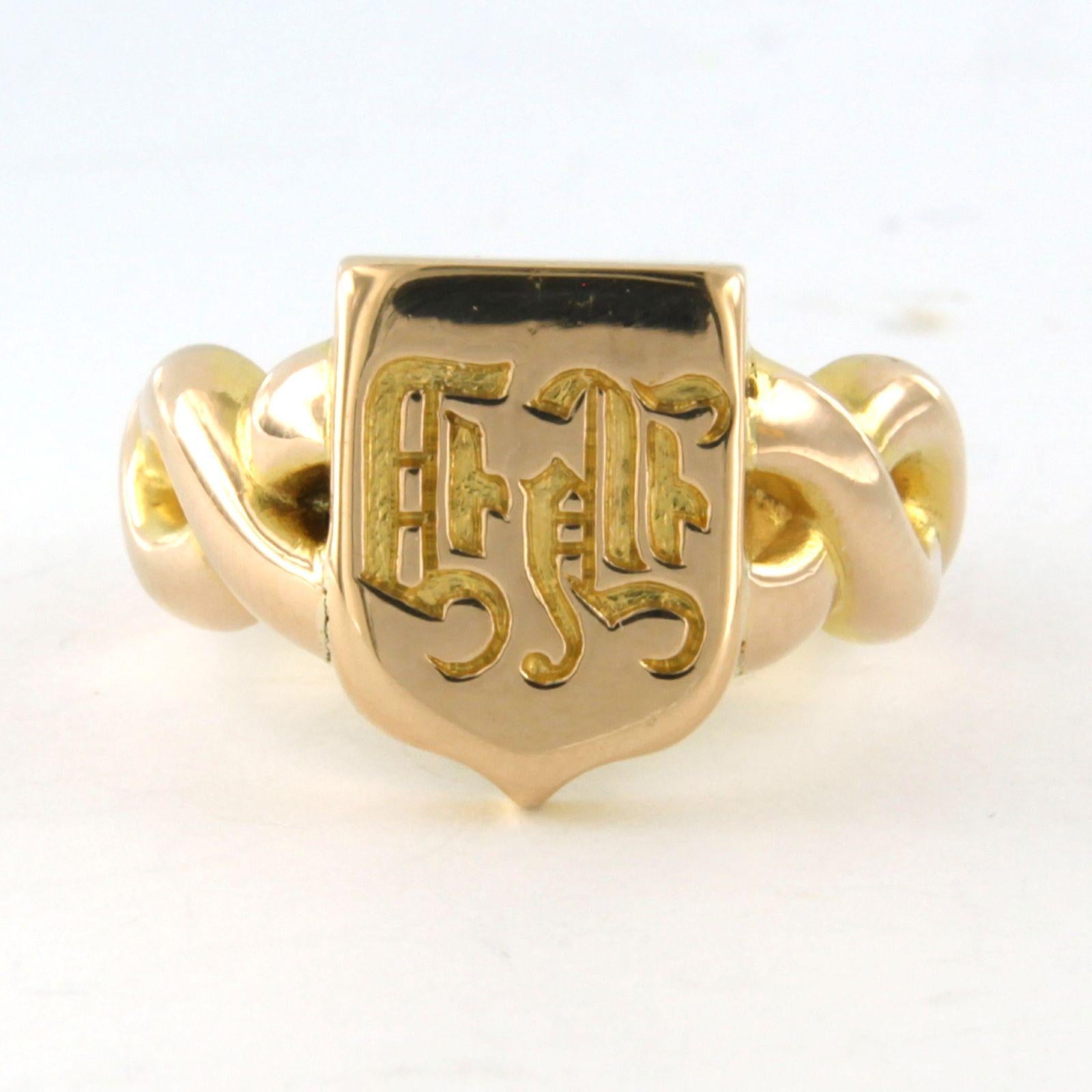 18k yellow gold ring – 9.7 grams For Sale 2