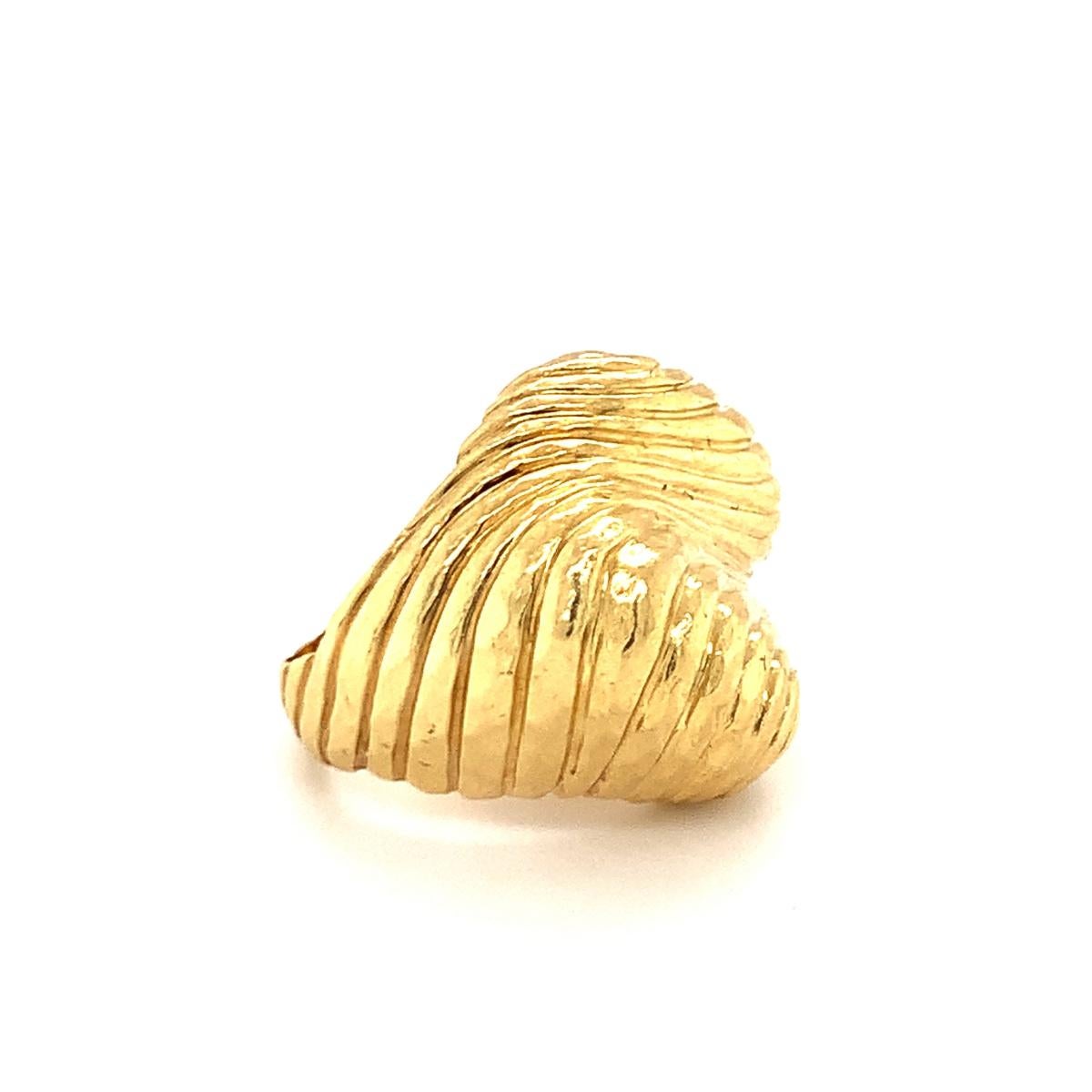 18K Yellow Gold Ring by Henry Dunay, circa 1970s For Sale 1