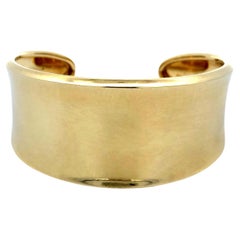 18 Karat Gelbgold Robert Lee Morris Manschettenarmreif aus massivem Gold