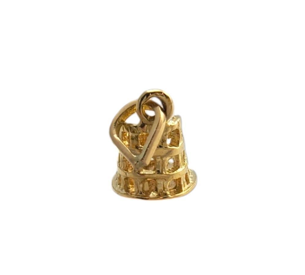 18 Karat Gelbgold Rom Colosseum Charm #16003 1