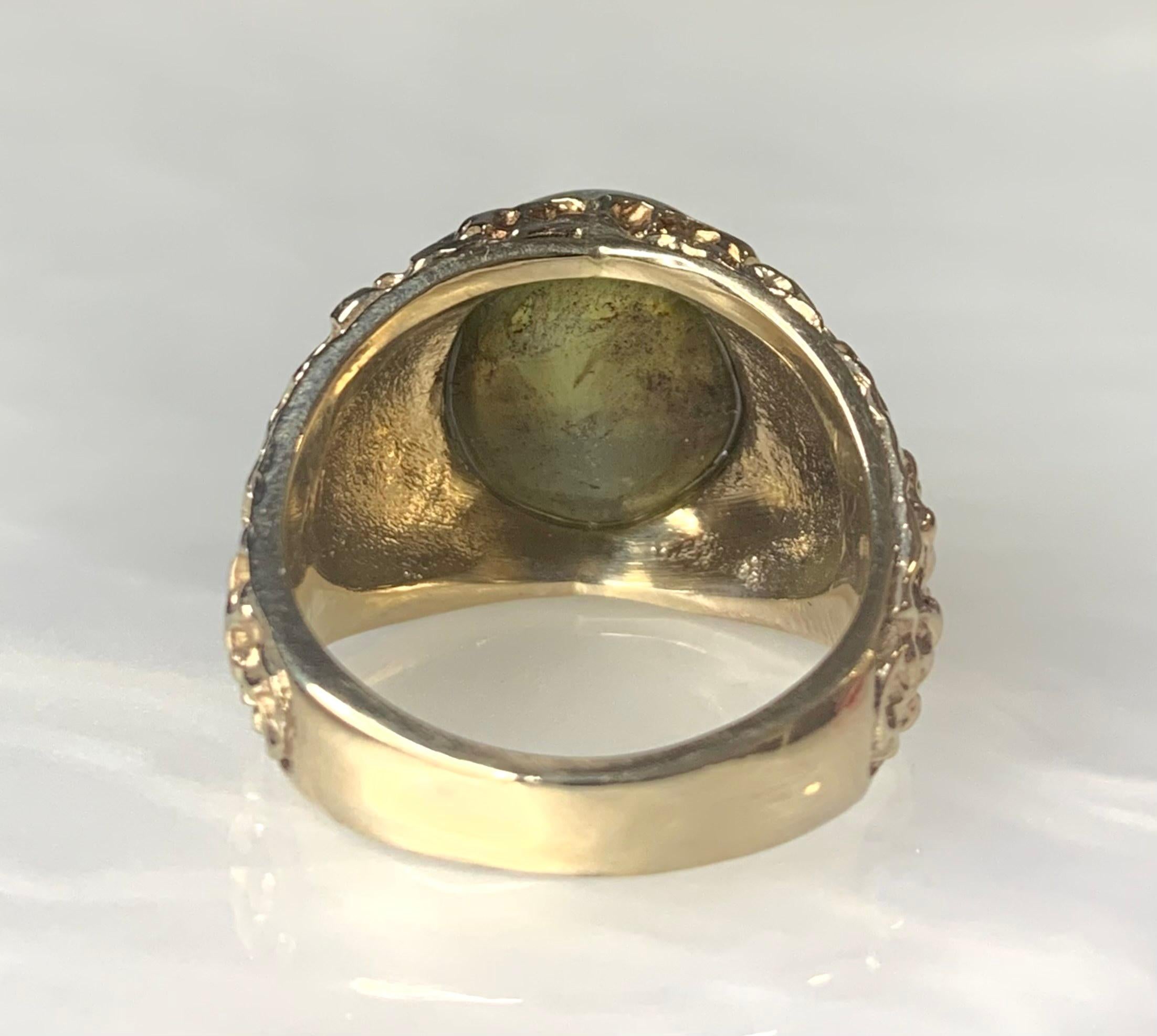 vintage cats eye ring