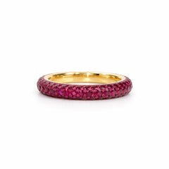 18K yellow Gold & Ruby Ring