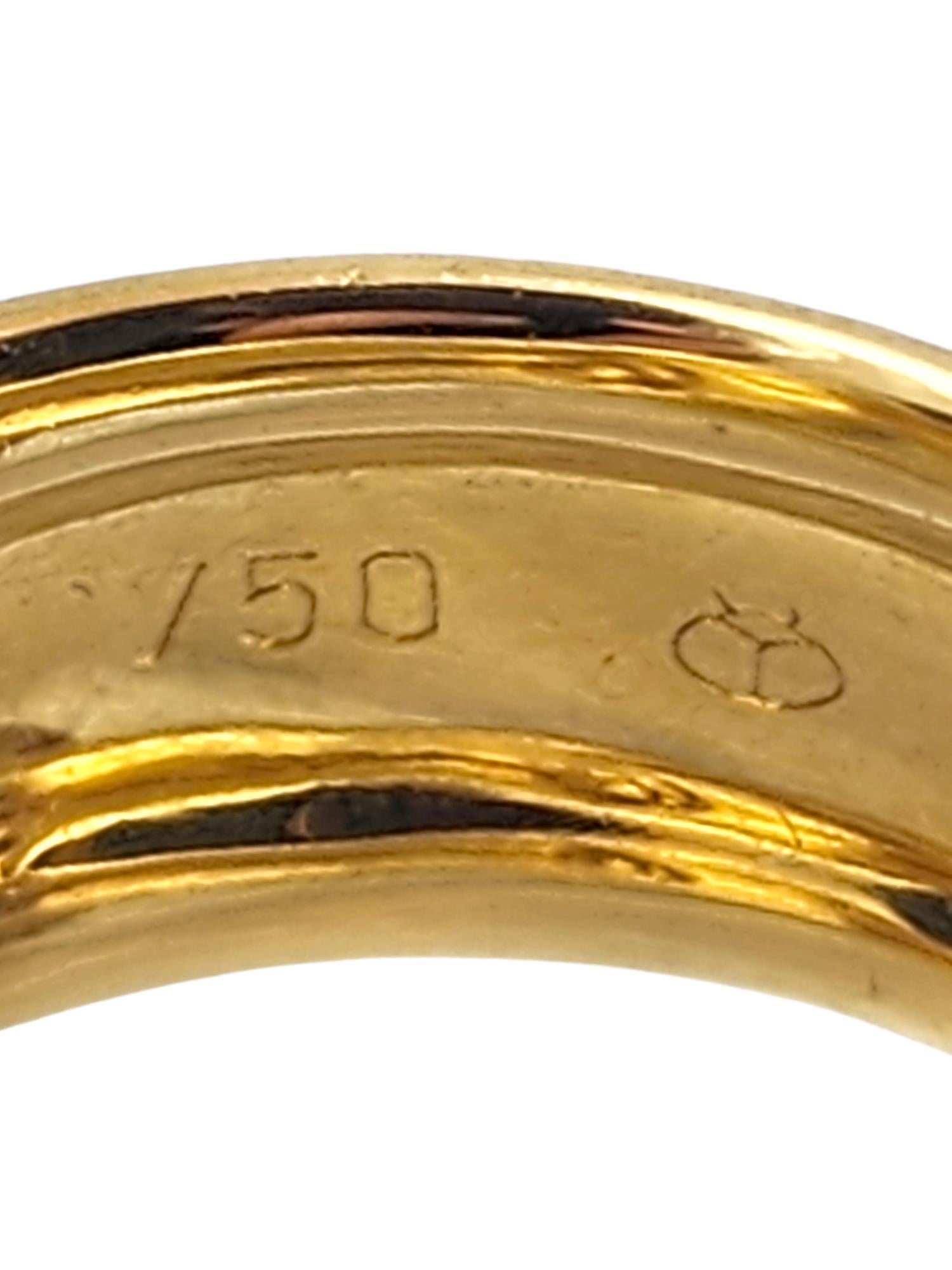 Bague de style halo en or jaune 18 carats, quartz rutile et rubis naturel, taille 7 n°19024 Bon état - En vente à Washington Depot, CT
