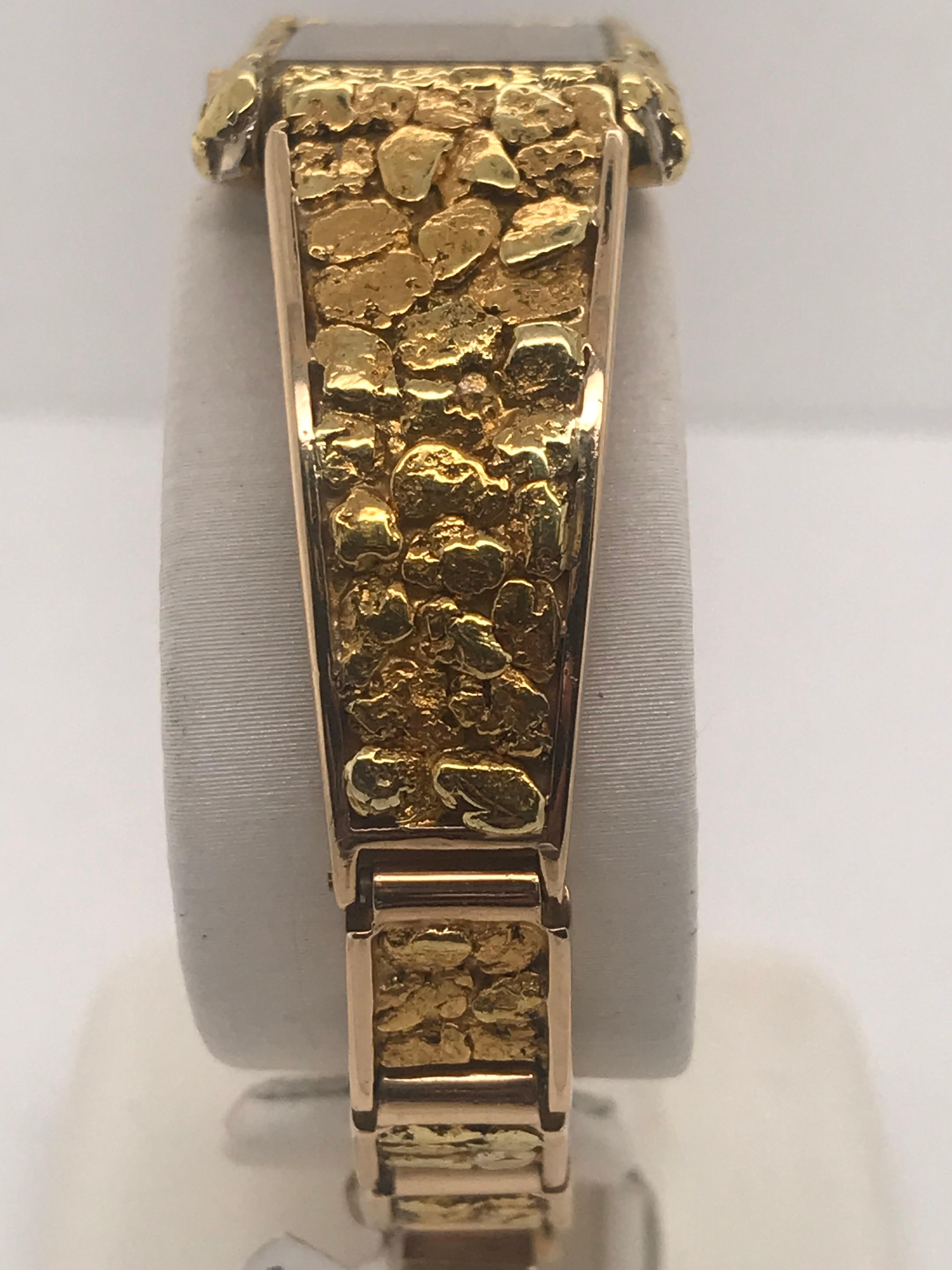 seiko women's gold nugget watch