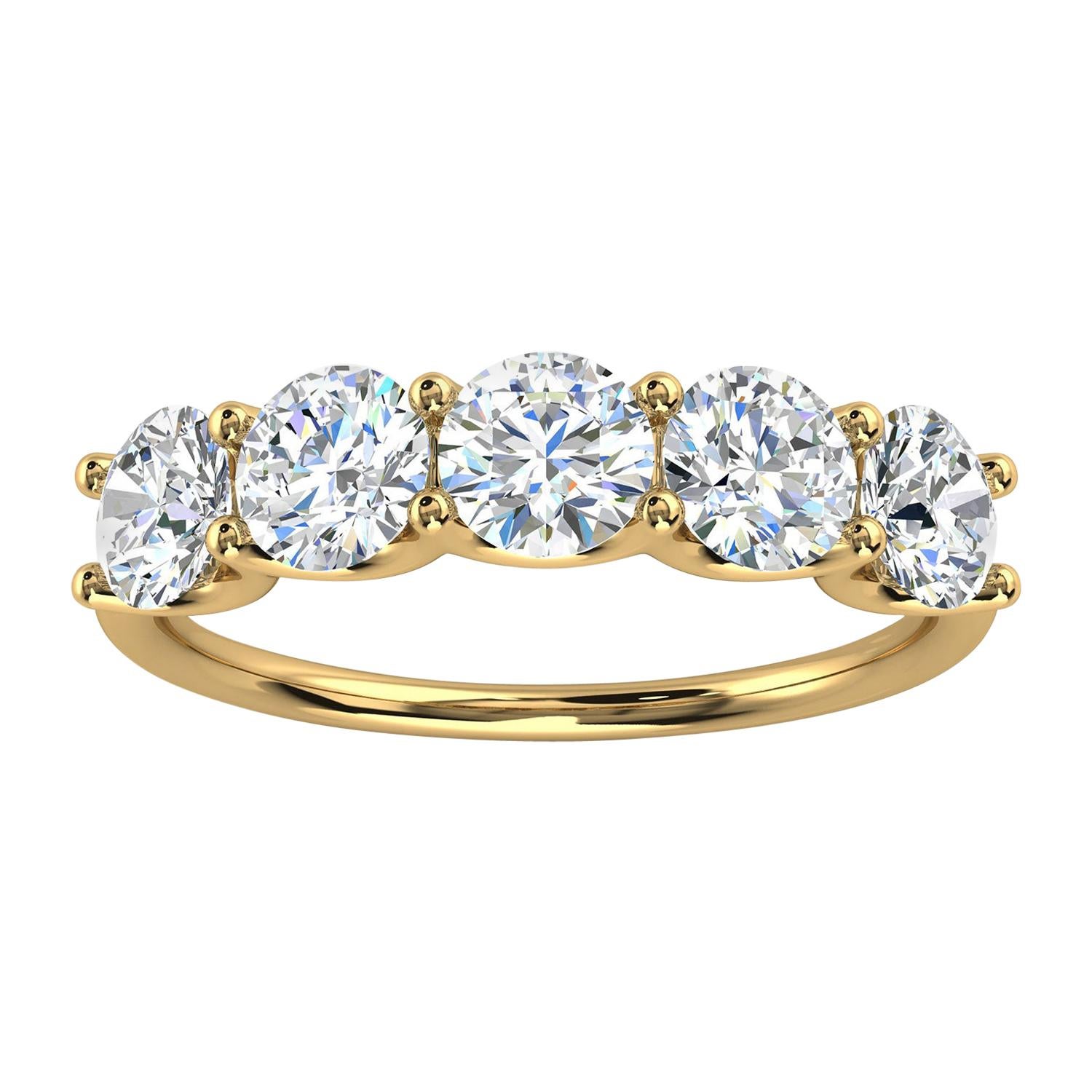 18K Yellow Gold Sevilla Diamond Ring '1.5 Ct. tw'