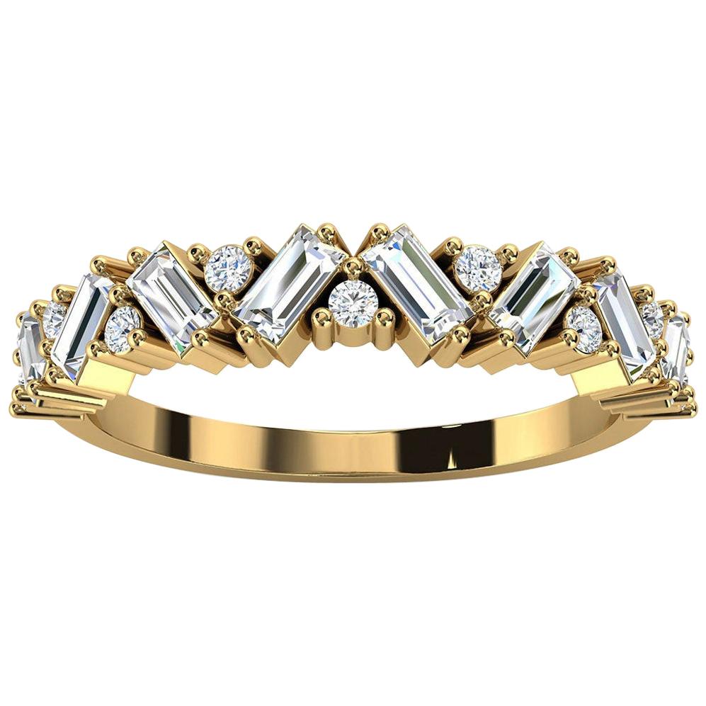 For Sale:  18k Yellow Gold Sharvit Diamond Ring '1/3 Ct. Tw'
