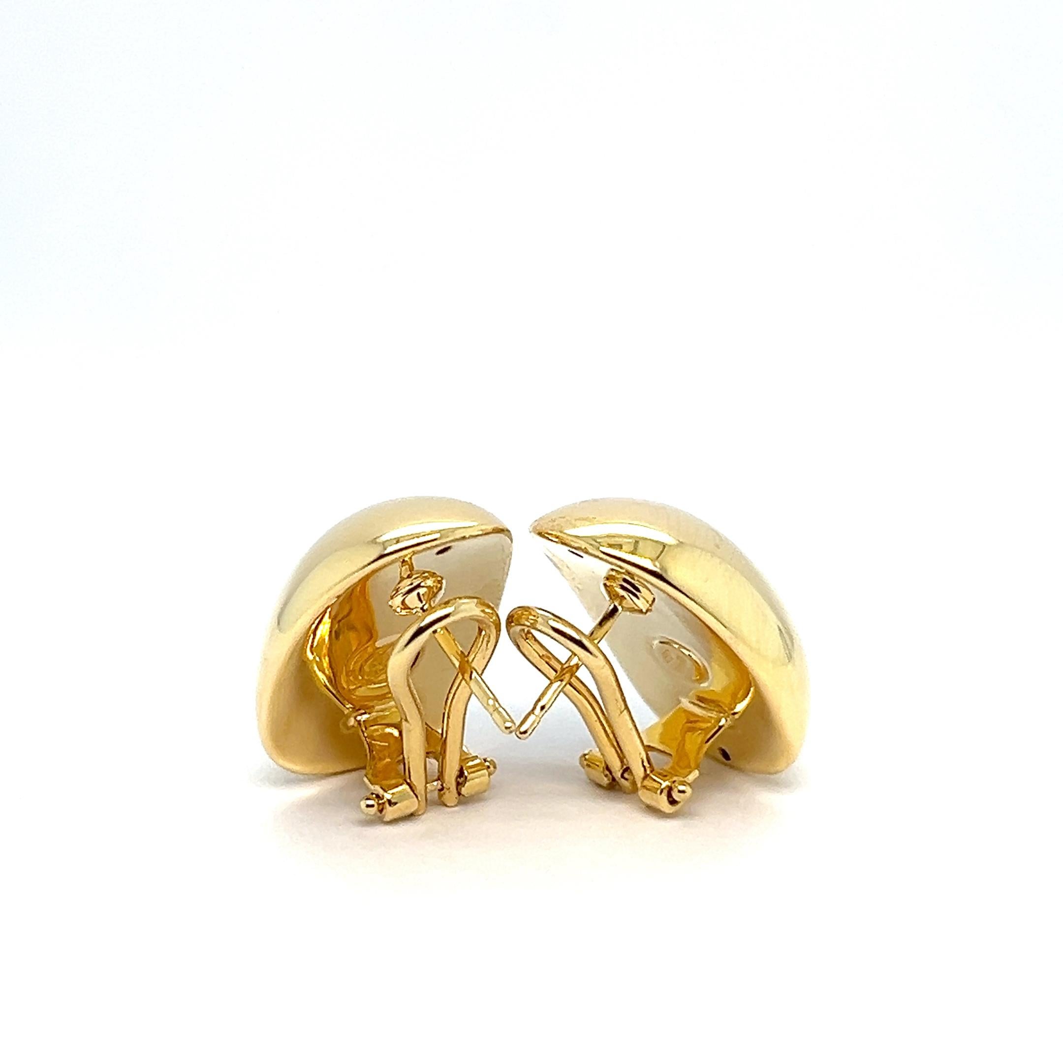 Donna Orecchini Sleeper in oro giallo 18k 