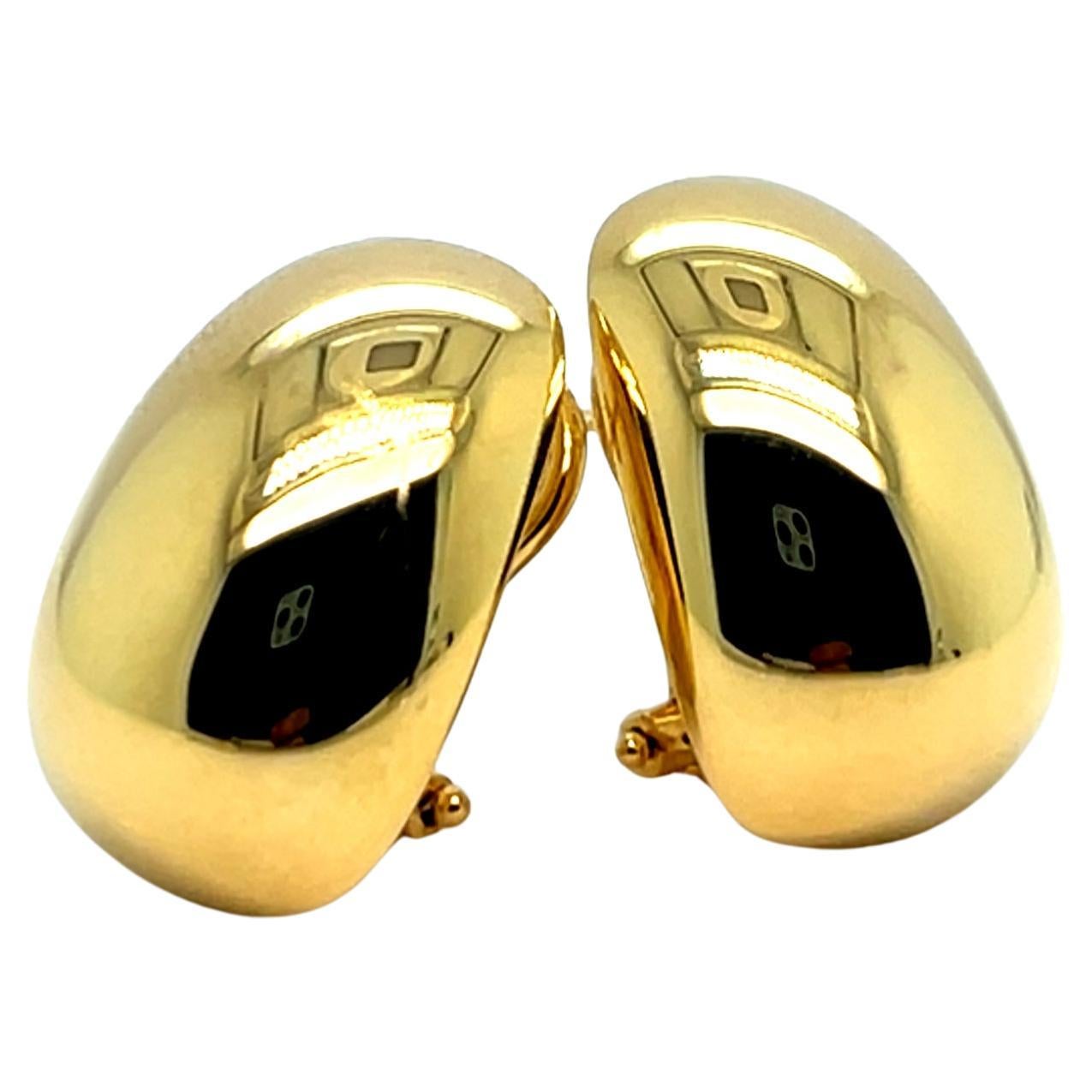 Orecchini Sleeper in oro giallo 18k "Dawn Gleam" (bagliore dell'alba) in vendita