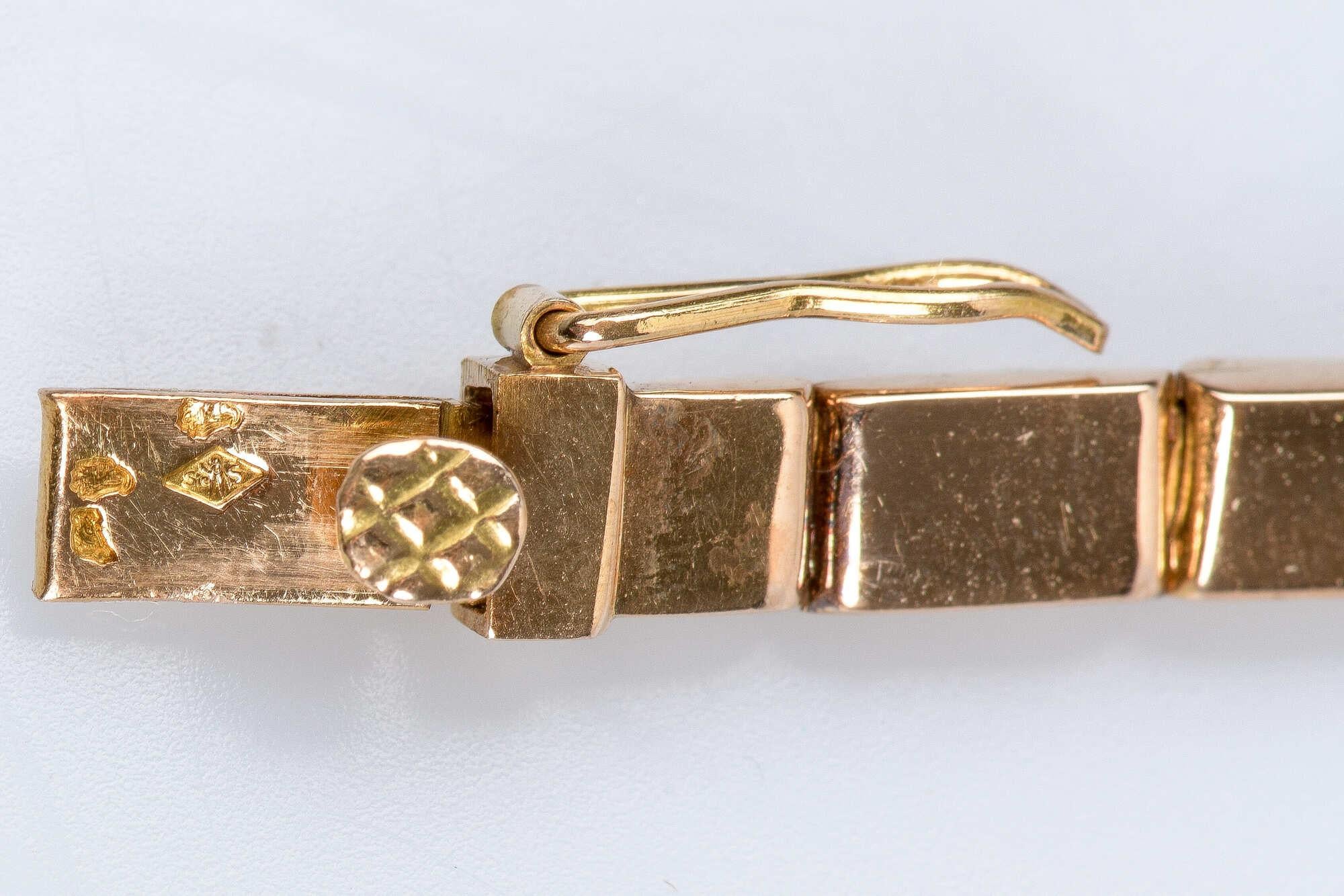Halskette in Schlangenform aus 18 Karat Gelbgold im Angebot 12