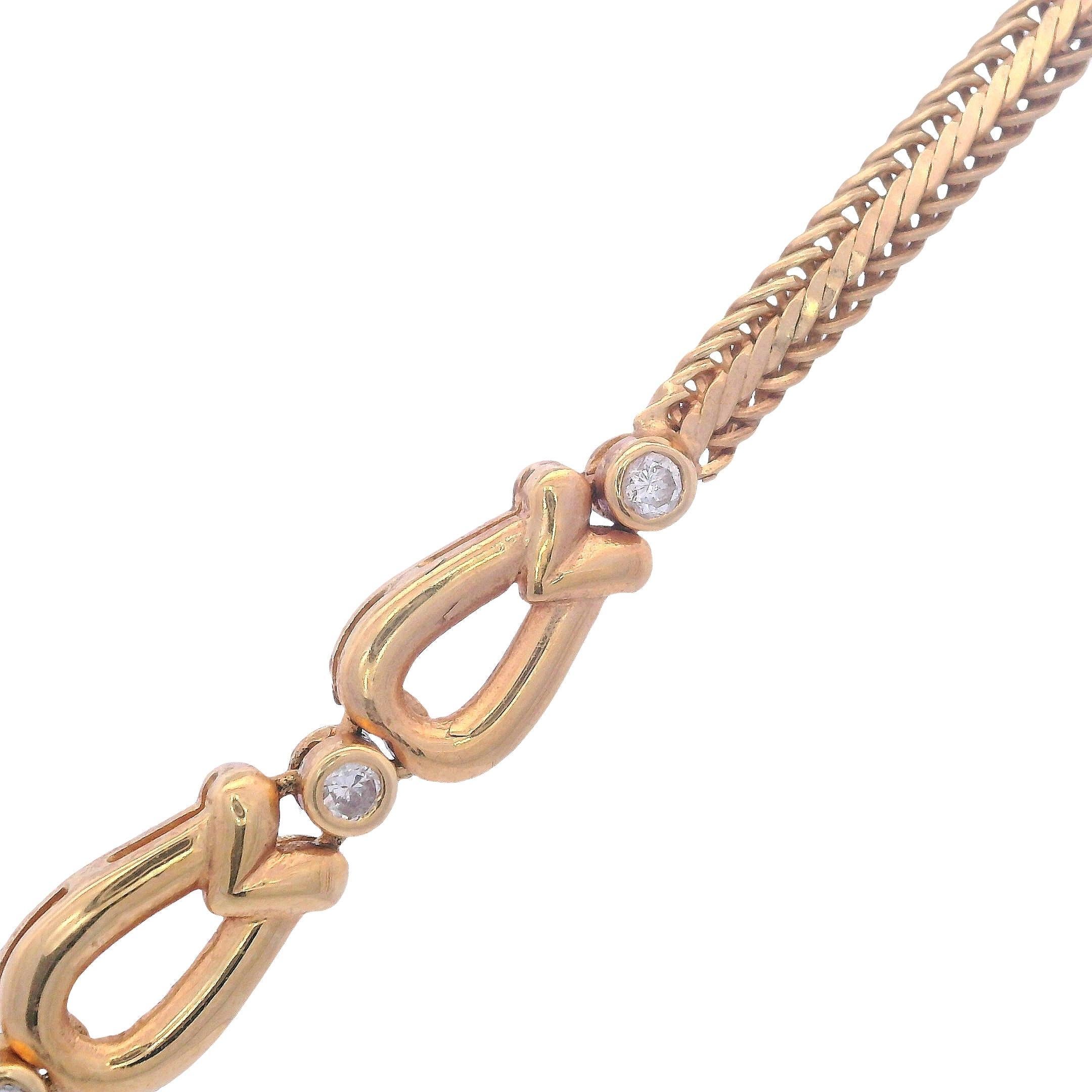Collar de Perlas del Mar del Sur y Diamantes de Oro Amarillo de 18 K en venta 3