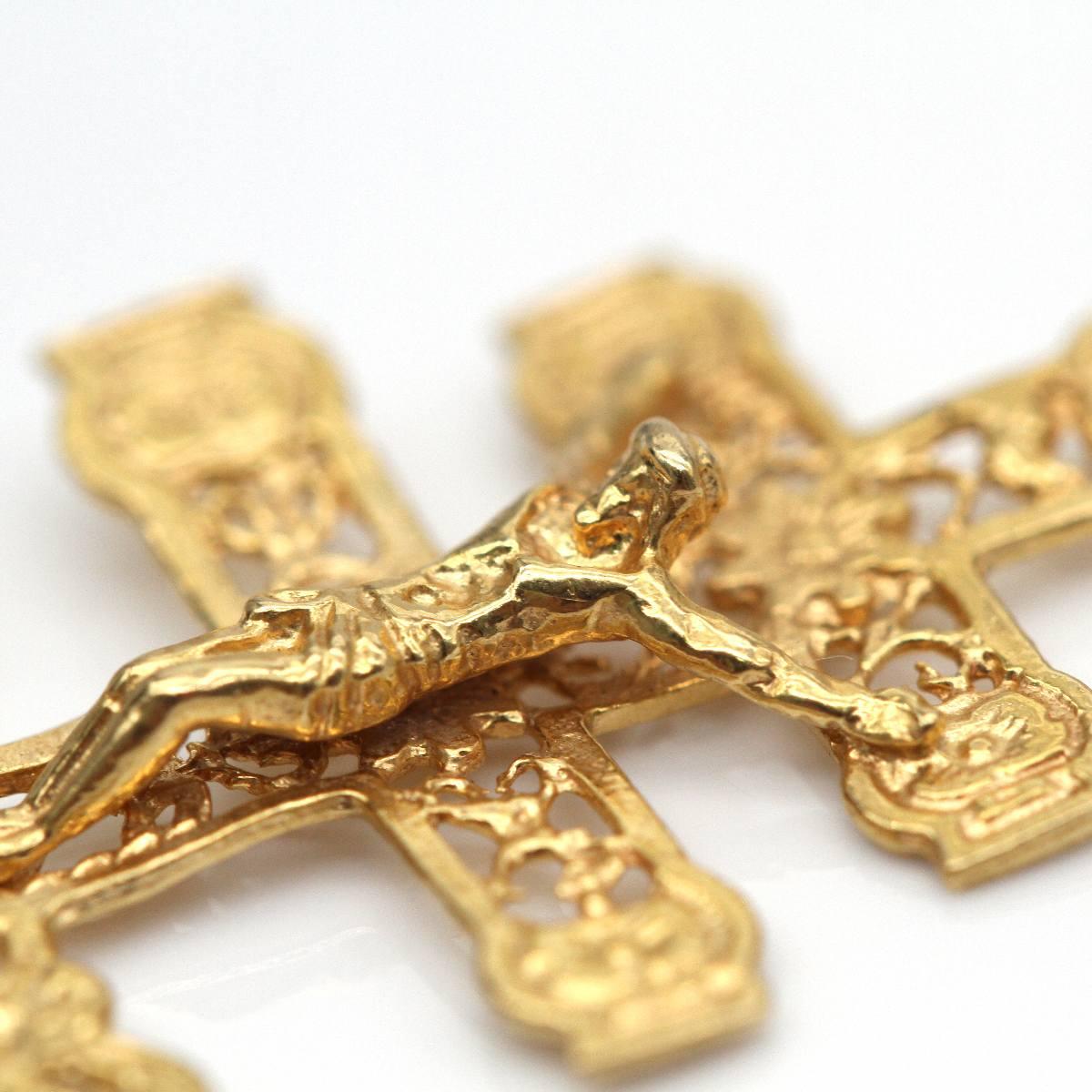 De las mujeres Colgante Cruz Caravaca Española Oro Amarillo 18K en venta