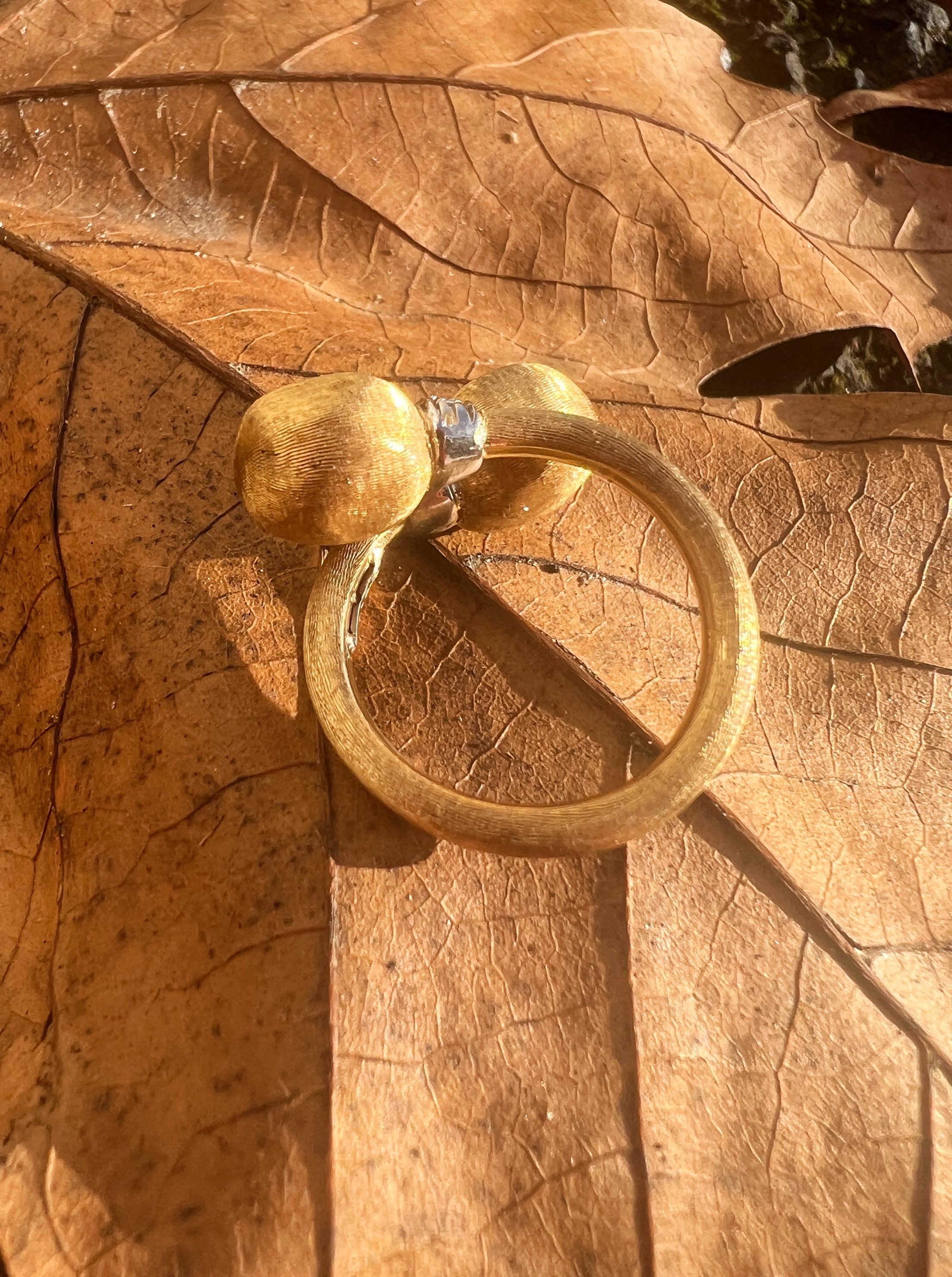 18k Yellow Gold Sphere Diamond Ring by MarCo Bicego, Collection 