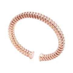 Bracciale Tubogas a forma di quadrato in oro giallo 18 carati - Collection'S