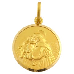 18 Karat Gelbgold St. Anthony-Anhänger