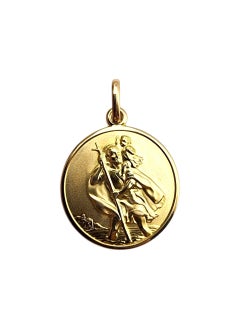 18K Yellow Gold St. Christopher Charm #22752