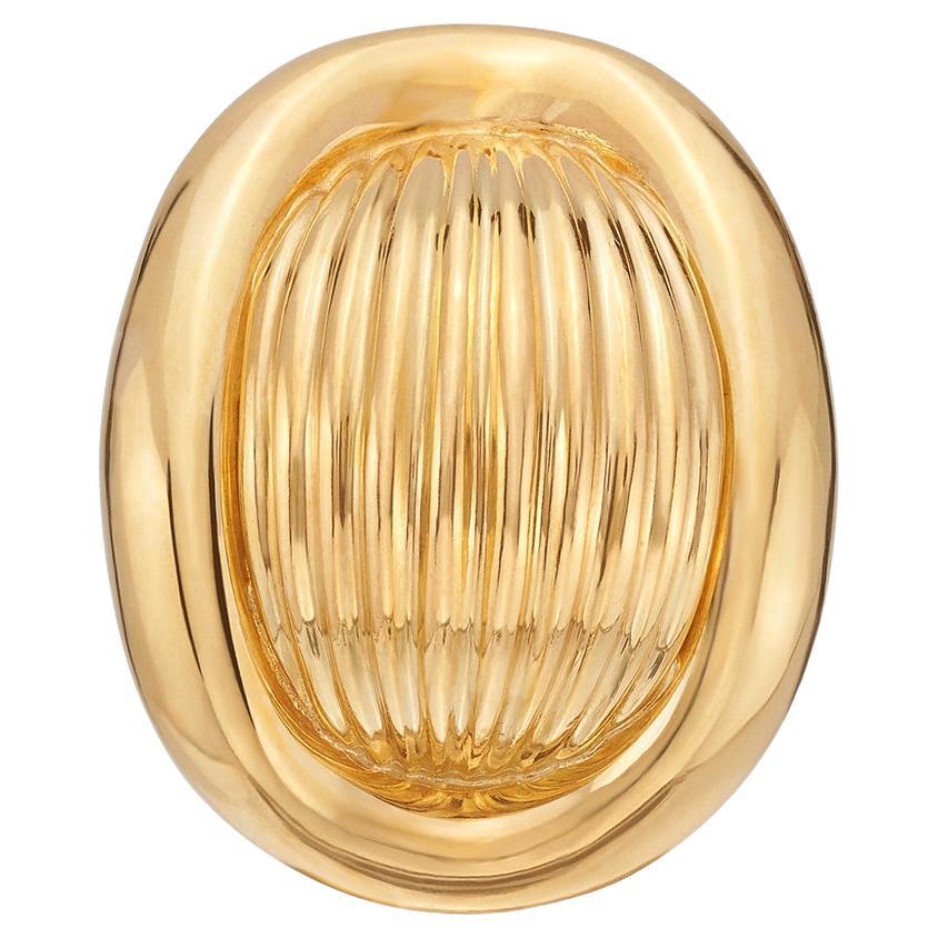 18k Yellow Gold Statement Ring