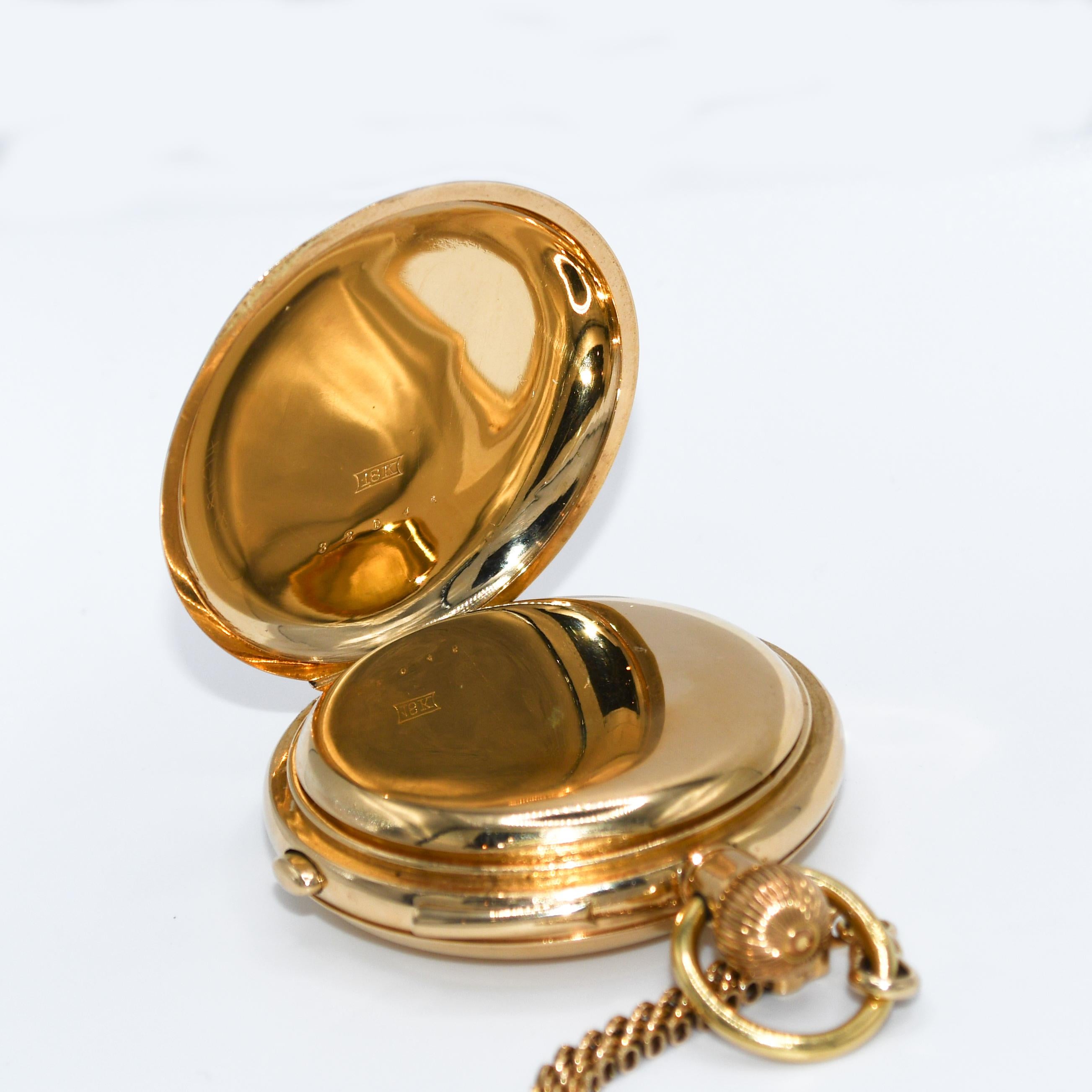 schweizer taschenuhr gold