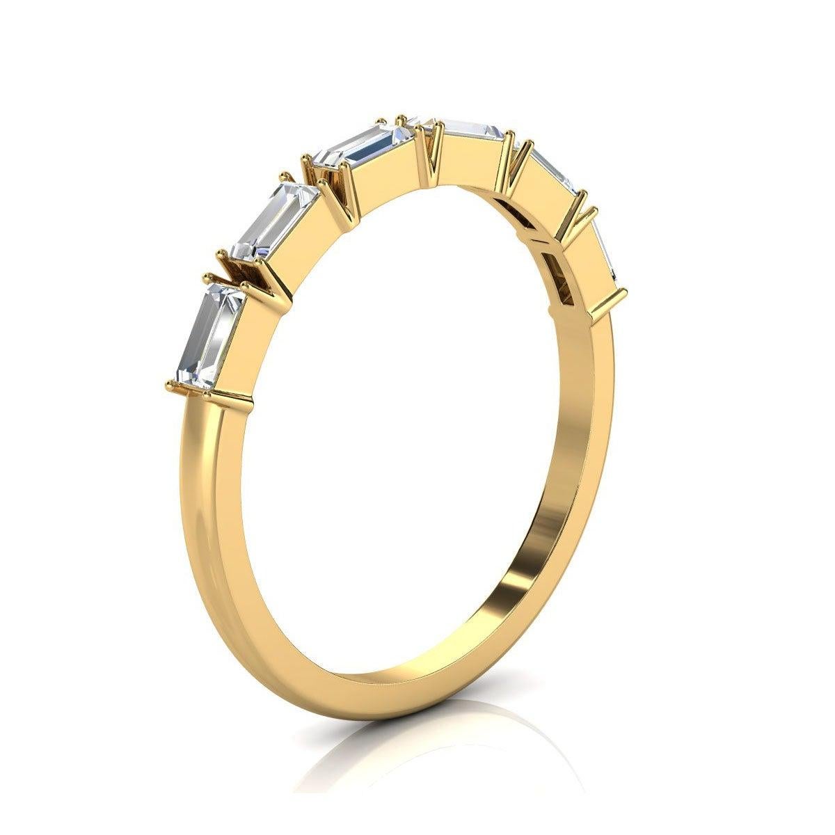 For Sale:  18K Yellow Gold Telara Baguette Diamond Ring '1/3 Ct. tw' 2