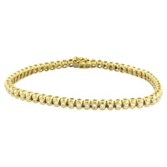 Tennisarmband aus 18k Gelbgold mit 1,80ct Diamanten im Brilliant-Schliff