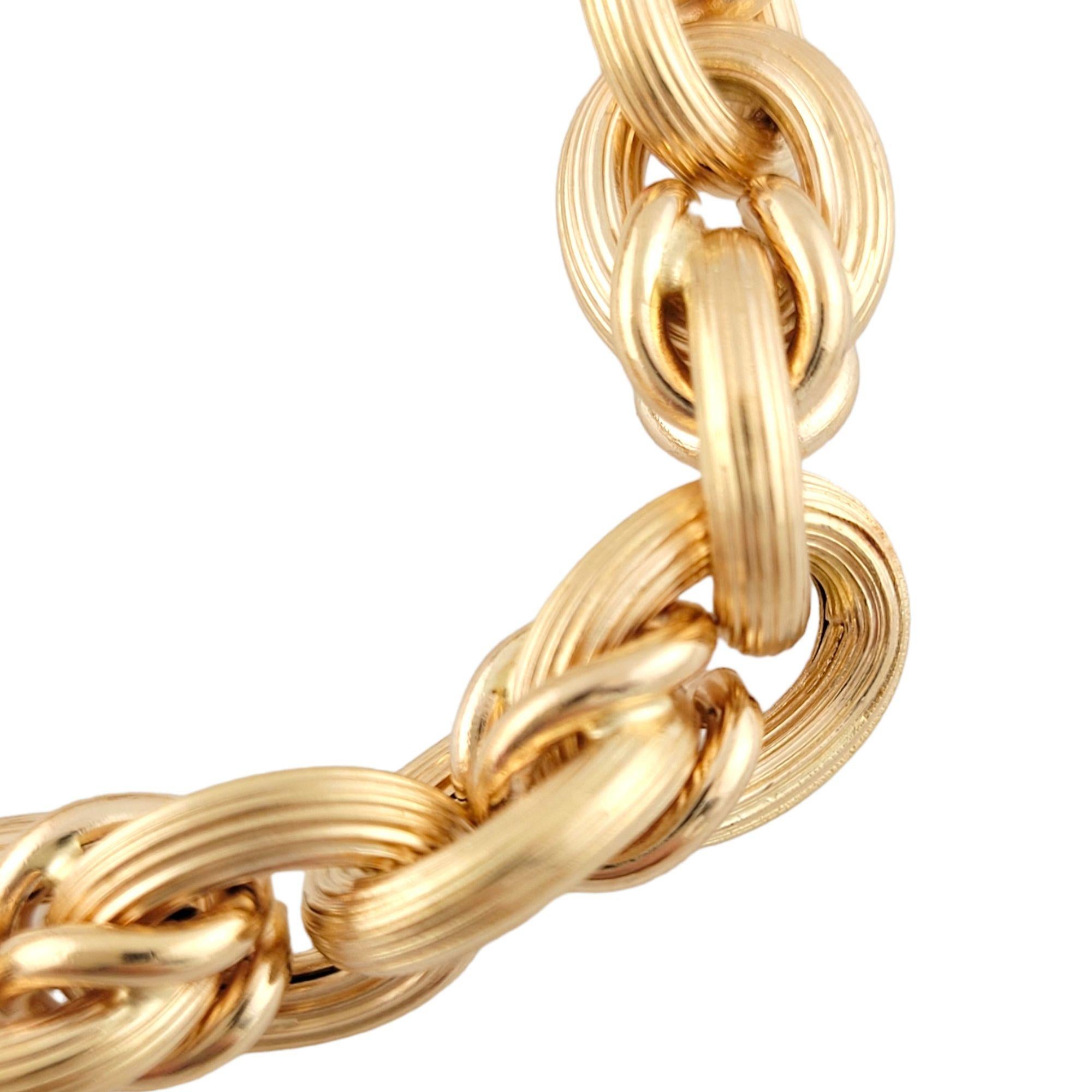 18k link bracelet