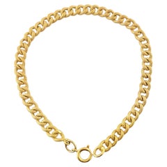 18k Yellow Gold Textured Link Bracelet Vintage 18k Yellow Gold Textured Link Bracelet