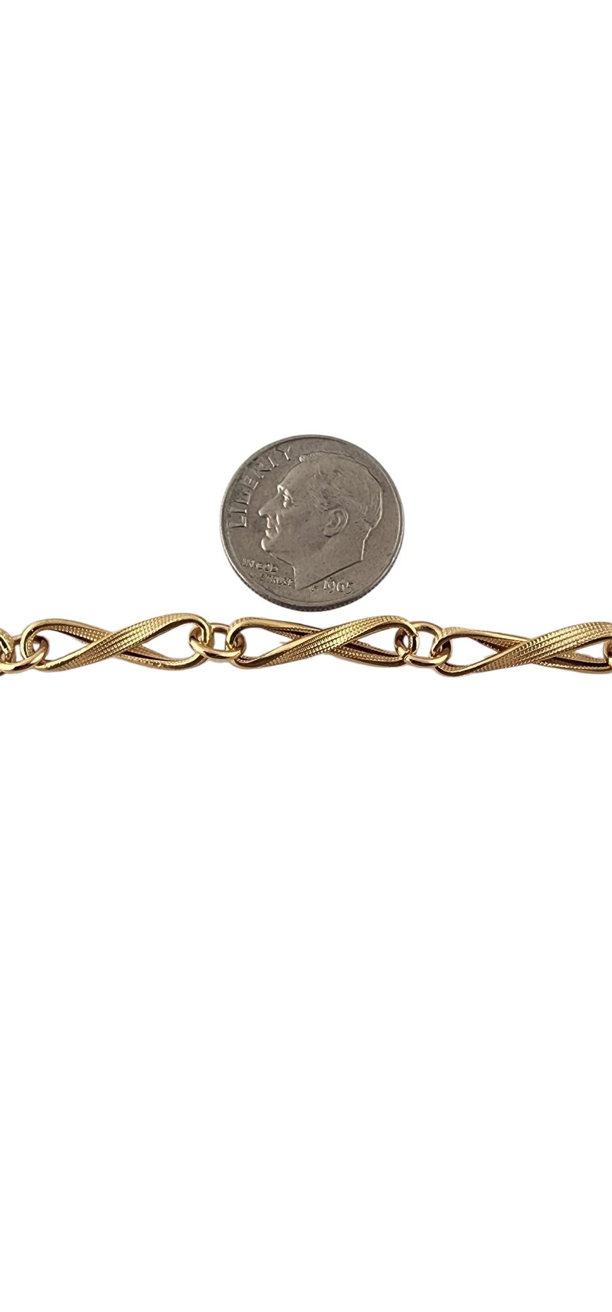 Bracciale a maglie ritorte in oro giallo 18k #23126 in vendita 2