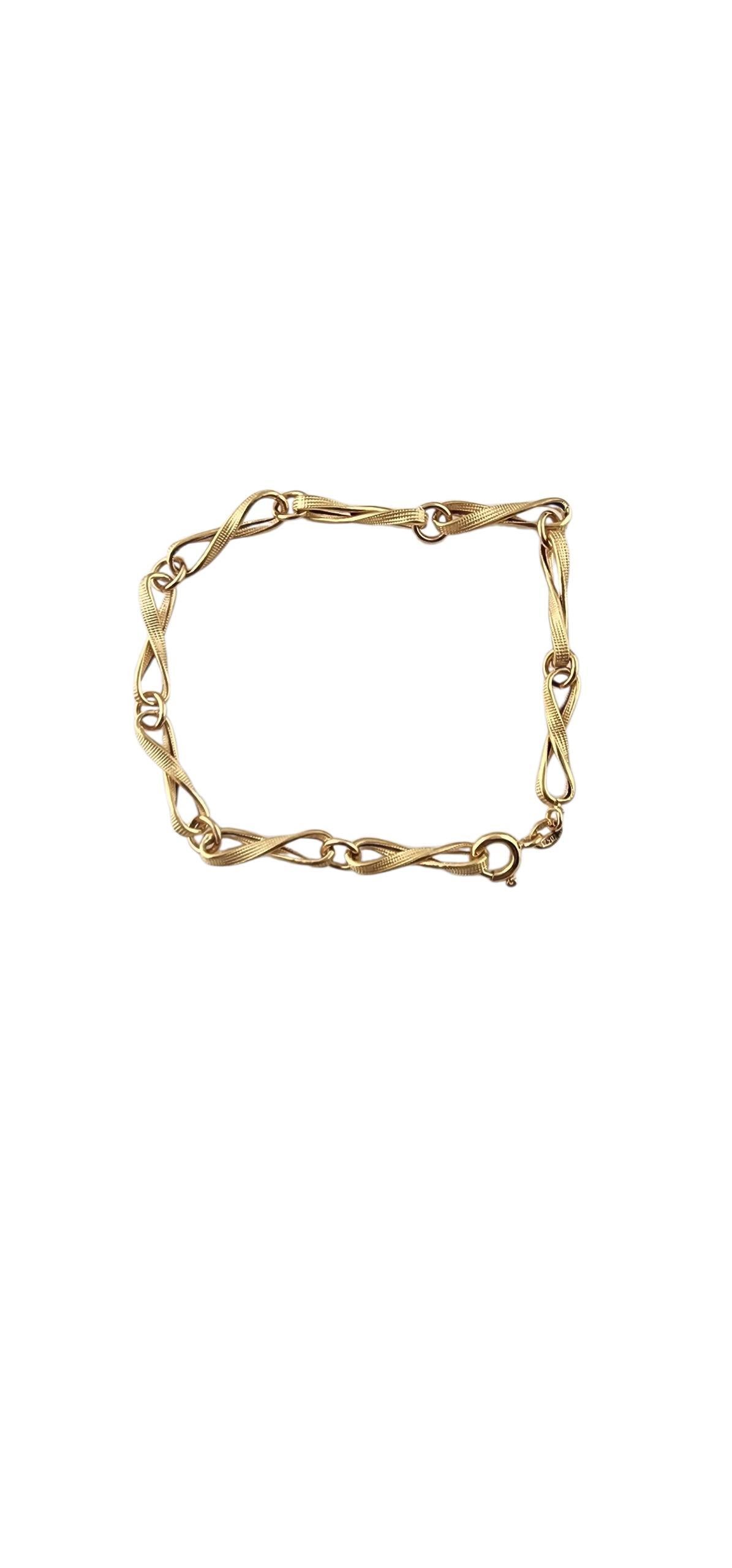 Bracciale a maglie ritorte in oro giallo 18k #23126