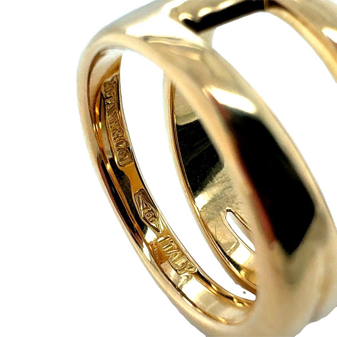 18 Karat Gelbgold Tiffany & Co. Band im Zustand „Hervorragend“ im Angebot in Beverly Hills, CA